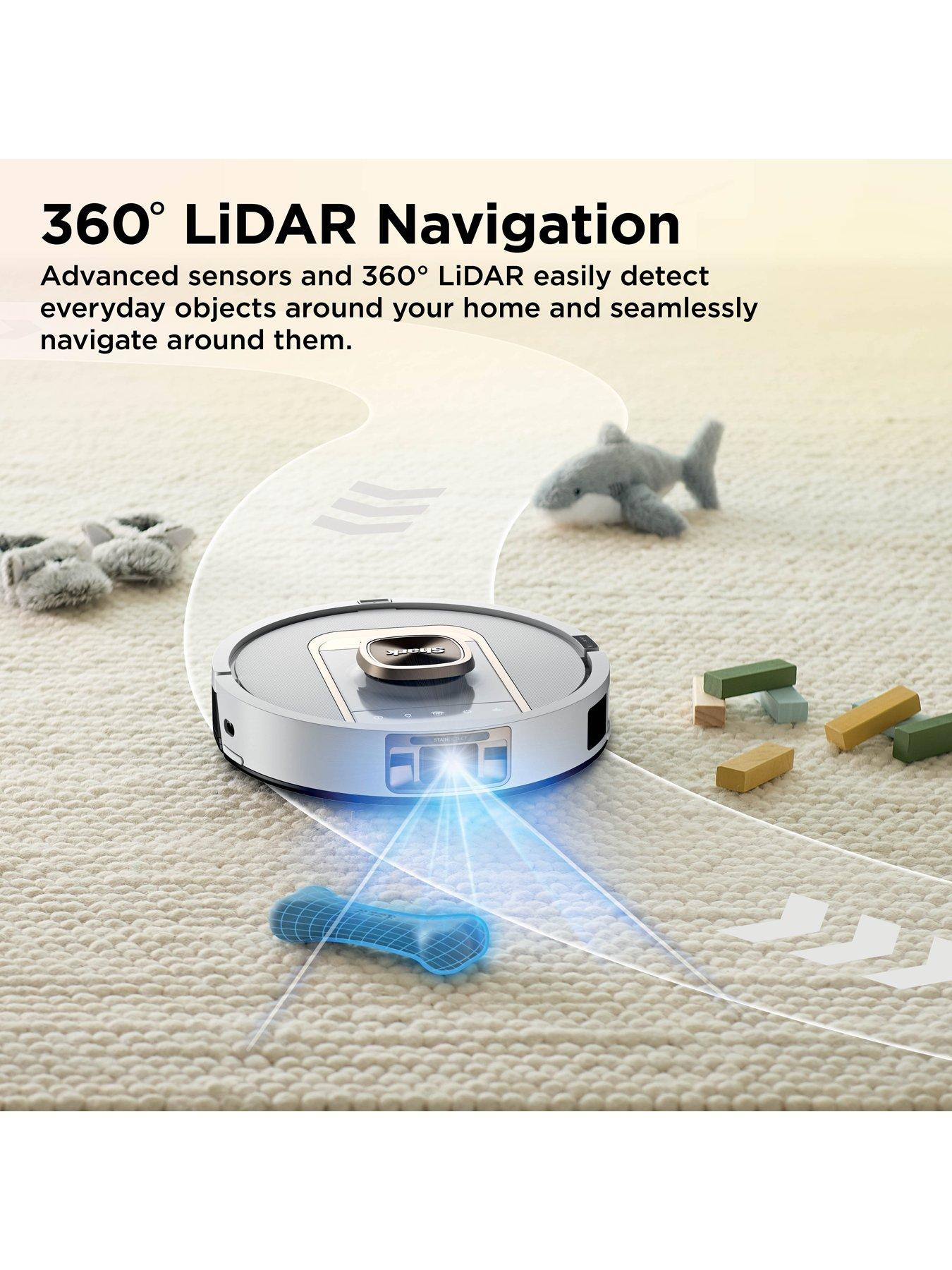Image 4 of 6 of Shark Shark ThermaCharged PowerDetect Robot Vacuum White