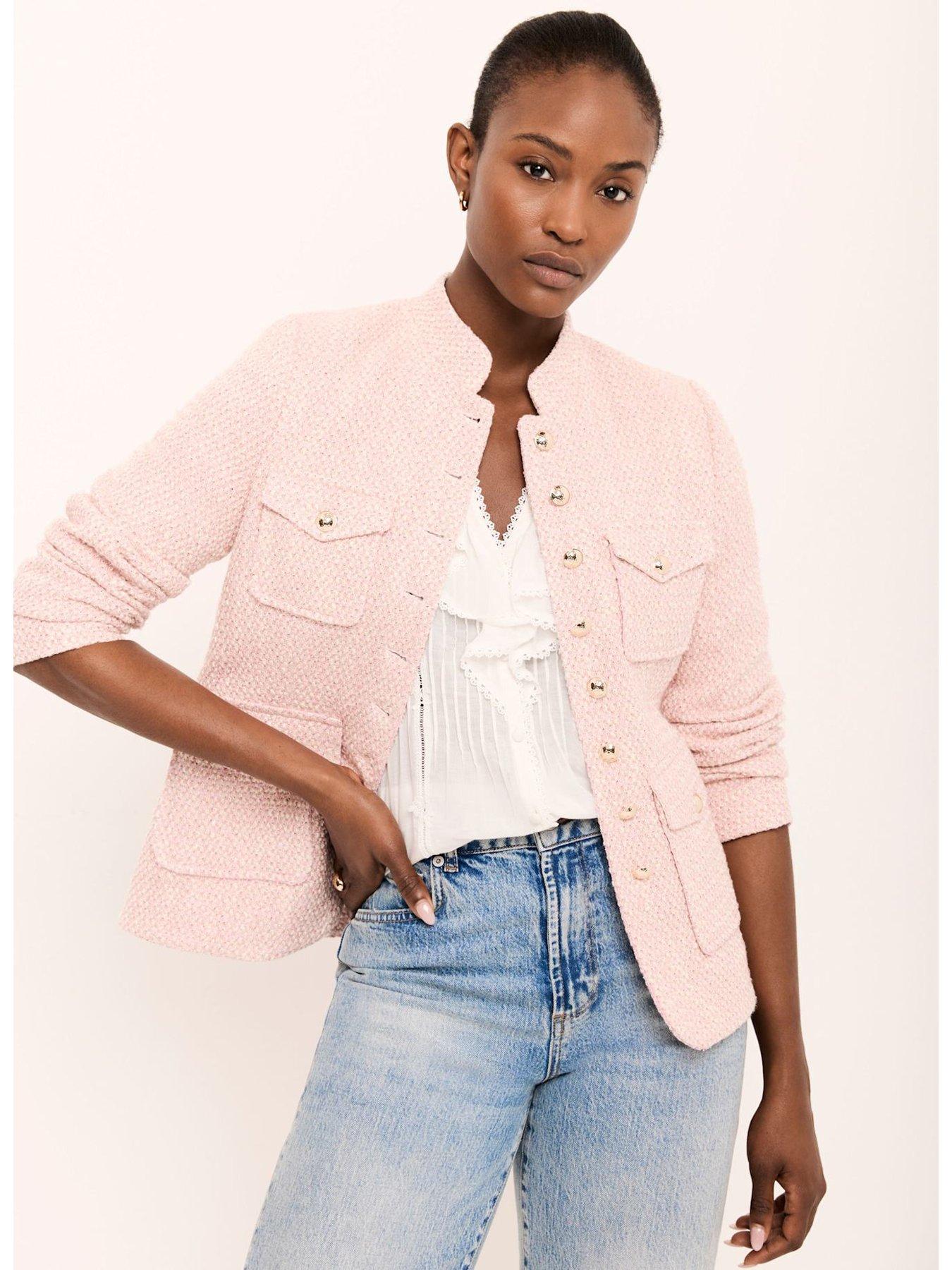 mint-velvet-boucle-jacket-pinkstillFront