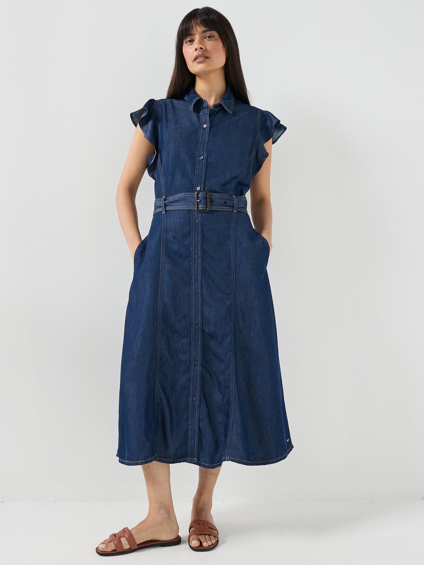 tommy hilfiger casual dresses on sale Dress Casual Short By Tommy Hilfiger In Blue, Size: 4