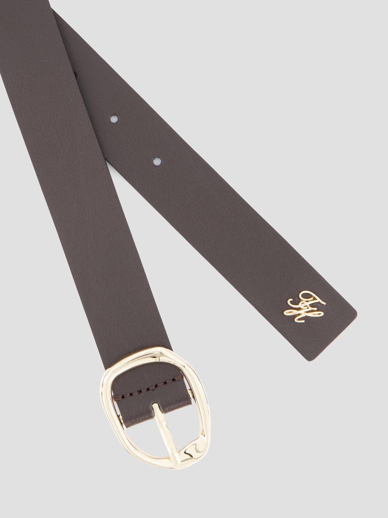 Image 4 of 4 of Tommy Hilfiger Oval Belt - Brown