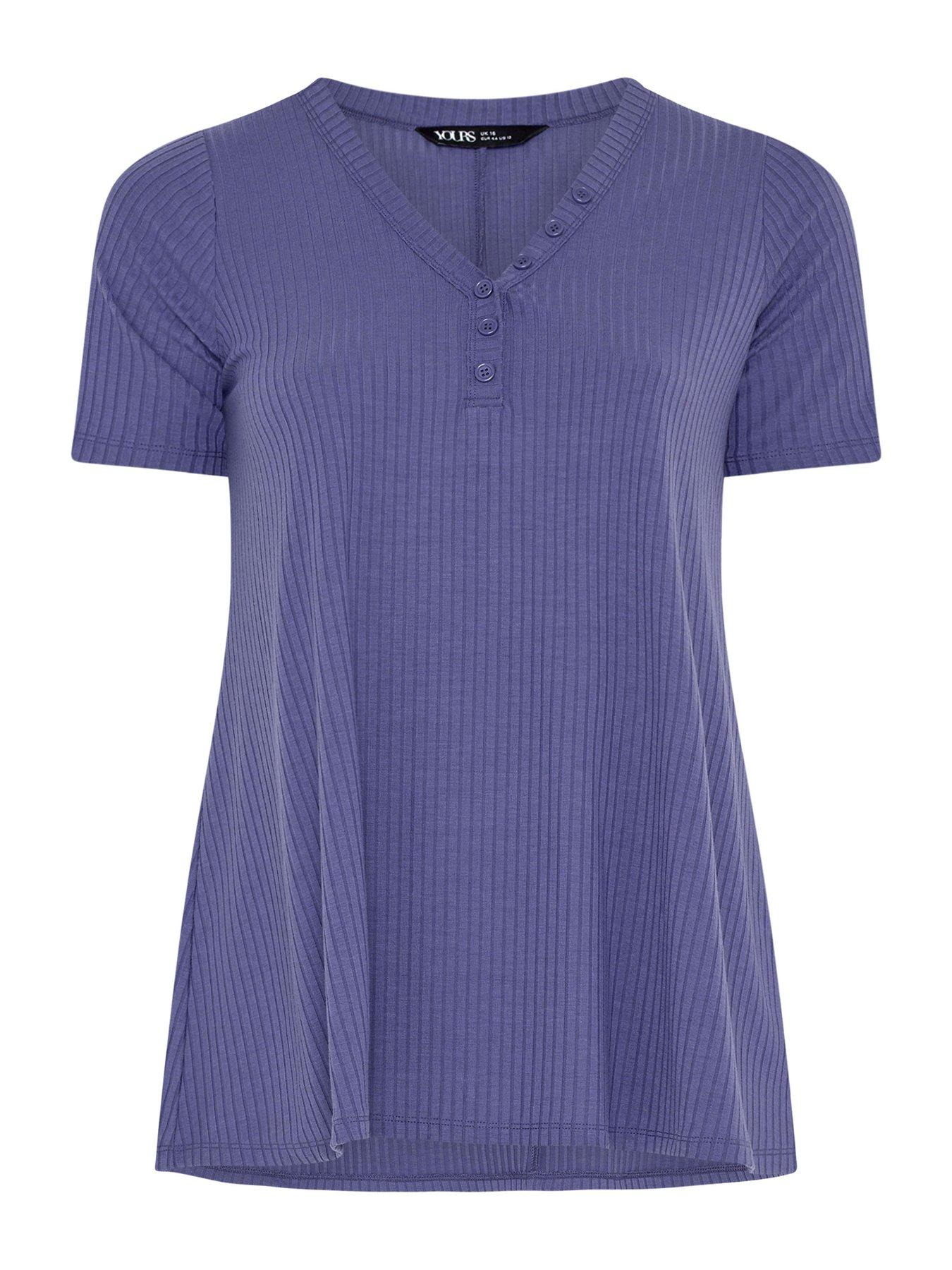 yours-curve-short-sleeve-henely-t-shirtdetail