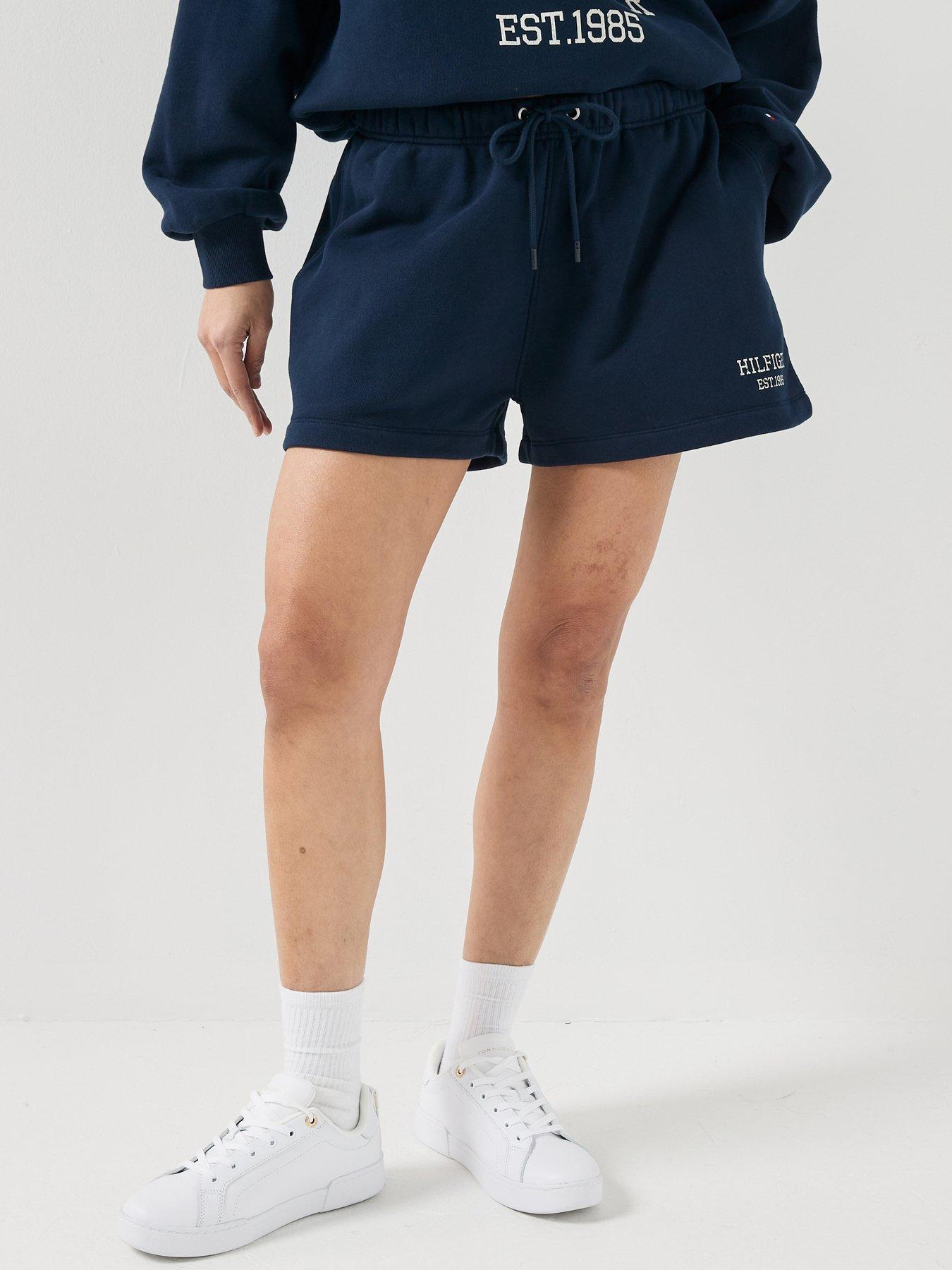 Tommy Hilfiger Varsity Crest Sweatshort - Blue
