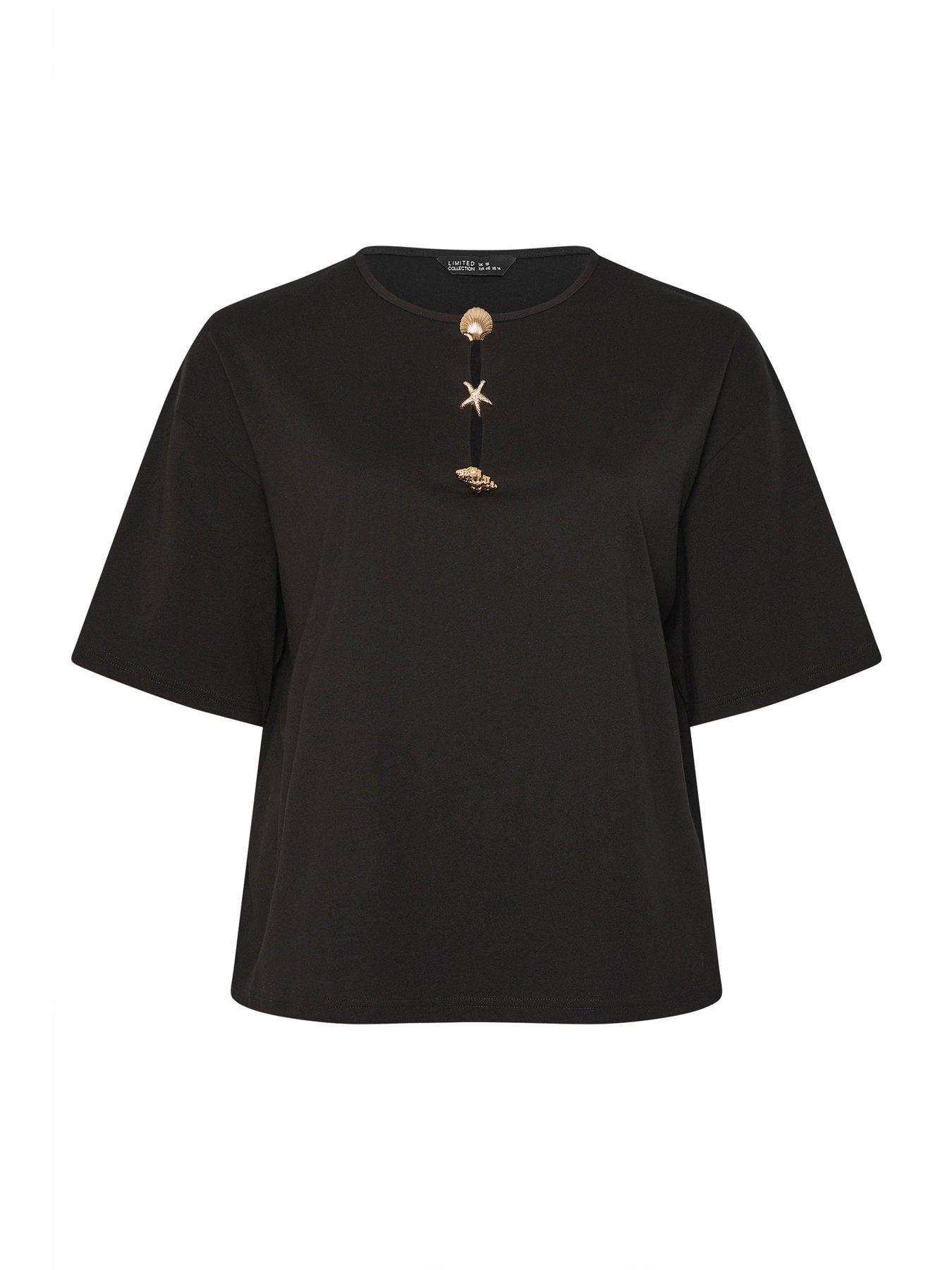yours-curve-shell-button-nbspshort-sleeve-top-blackdetail