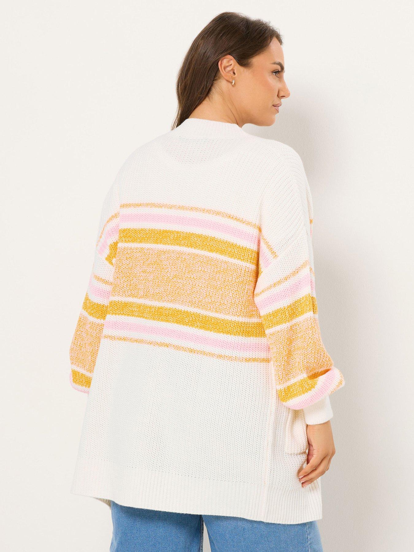 yours-curve-edge-to-edge-colourblock-cardiganstillFront