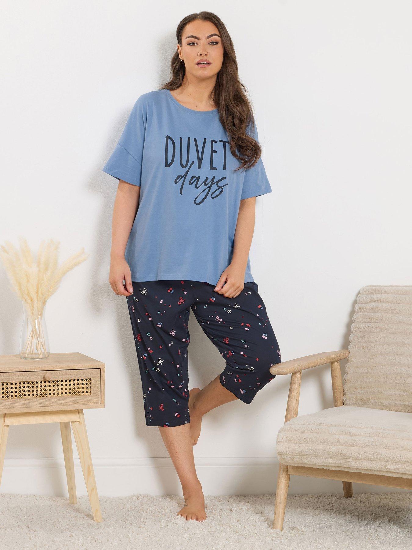 yours-curve-duvet-days-crop-sleeptee-top-blueback