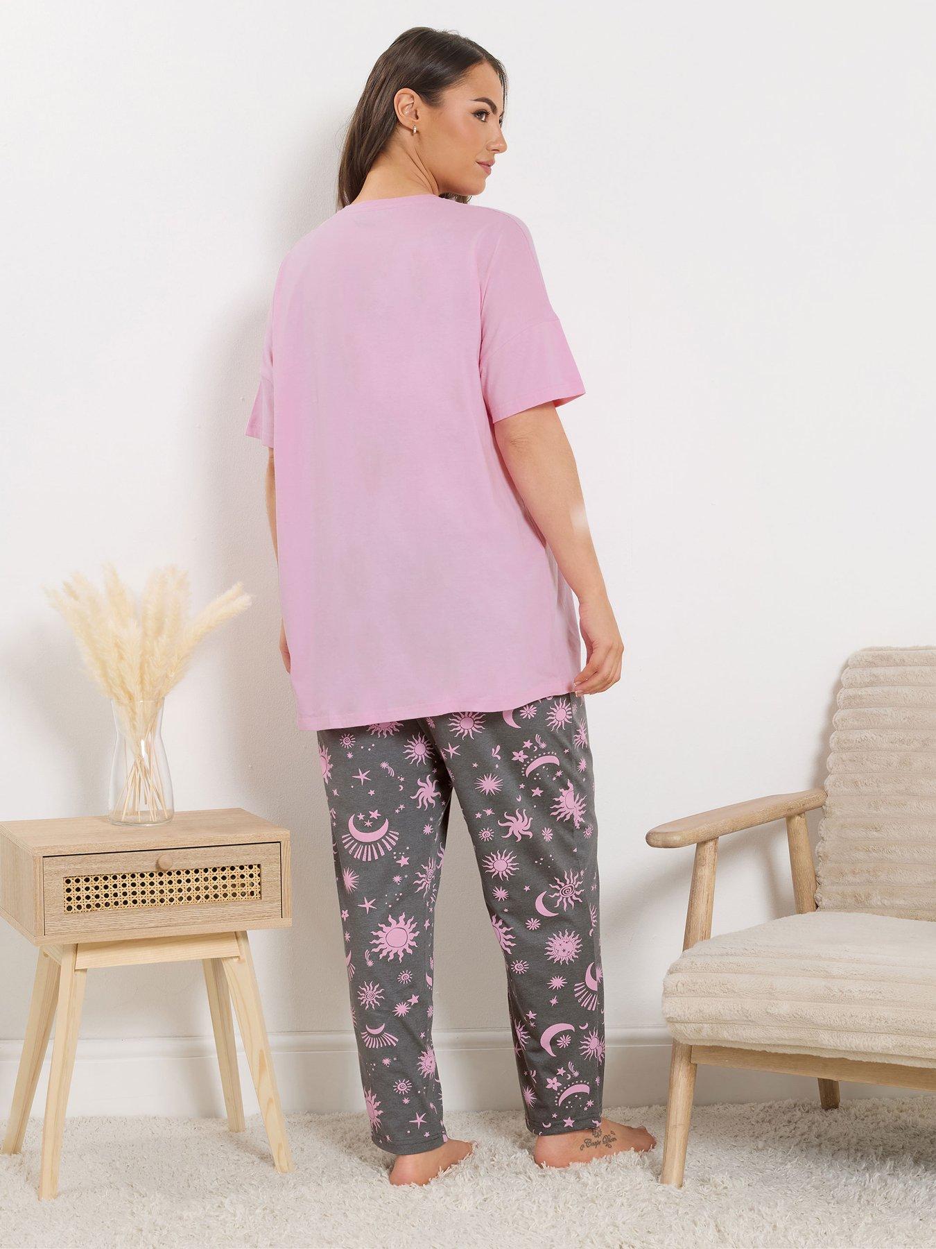 yours-curve-weekend-dreaming-wide-leg-pyjama-set-pinkstillFront