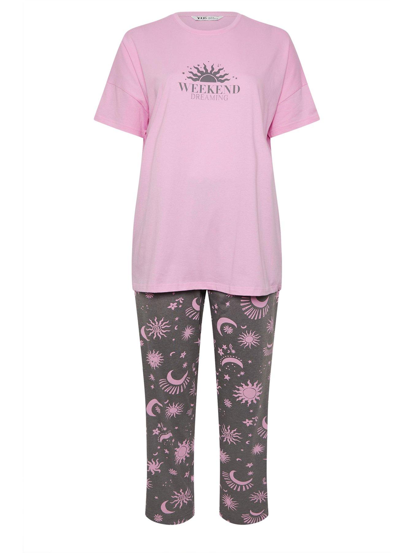 yours-curve-weekend-dreaming-wide-leg-pyjama-set-pinkdetail