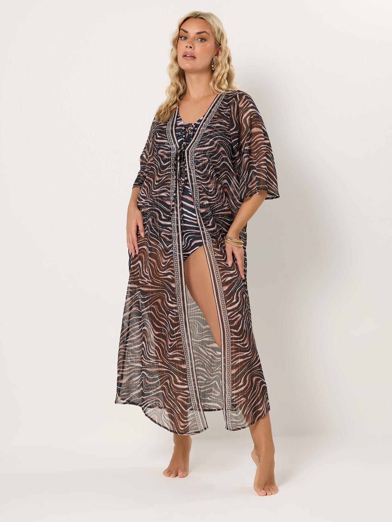 yours-curve-lurex-chiffon-coverup-blackdetail