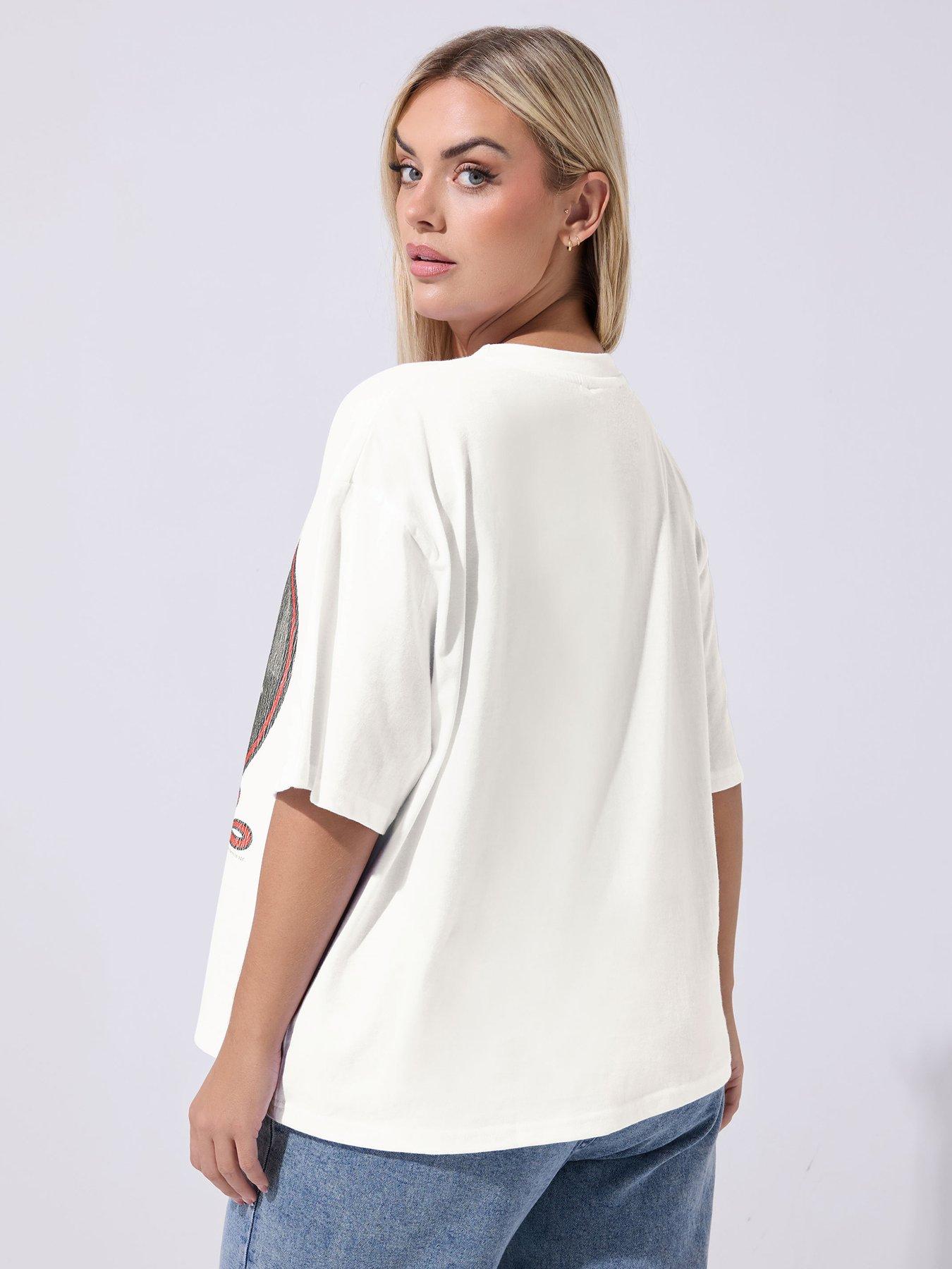 yours-curve-blondie-t-shirt-whitestillFront