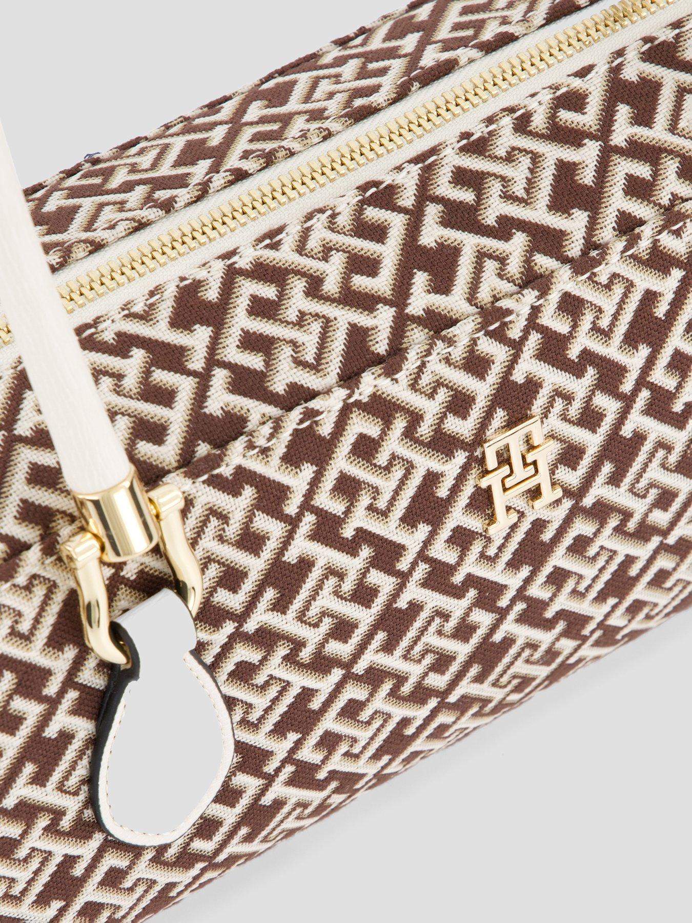 Image 3 of 4 of Tommy Hilfiger Textile Jacquard Rectangular Shoulder Bag - Neutral