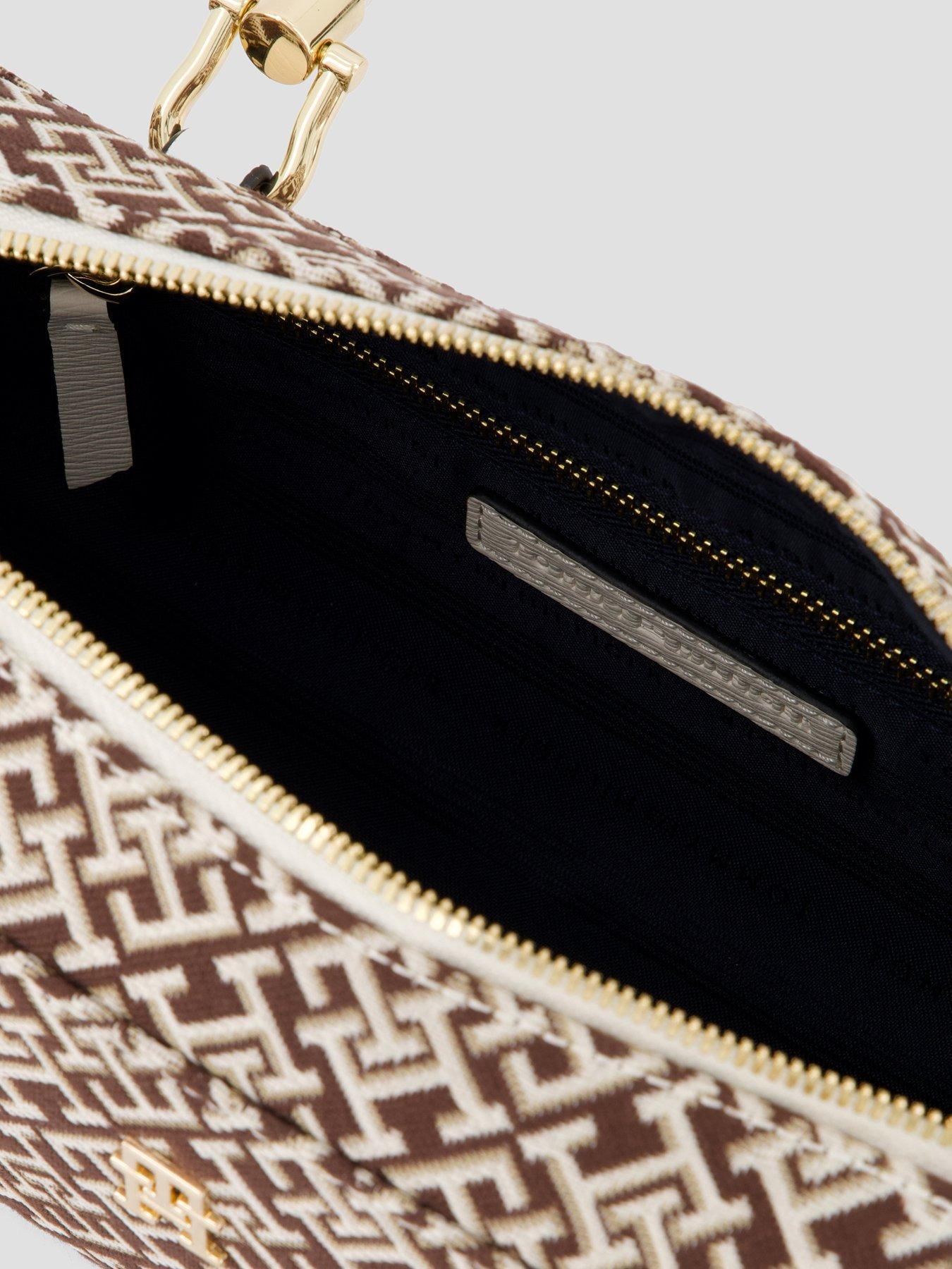 Image 4 of 4 of Tommy Hilfiger Textile Jacquard Rectangular Shoulder Bag - Neutral