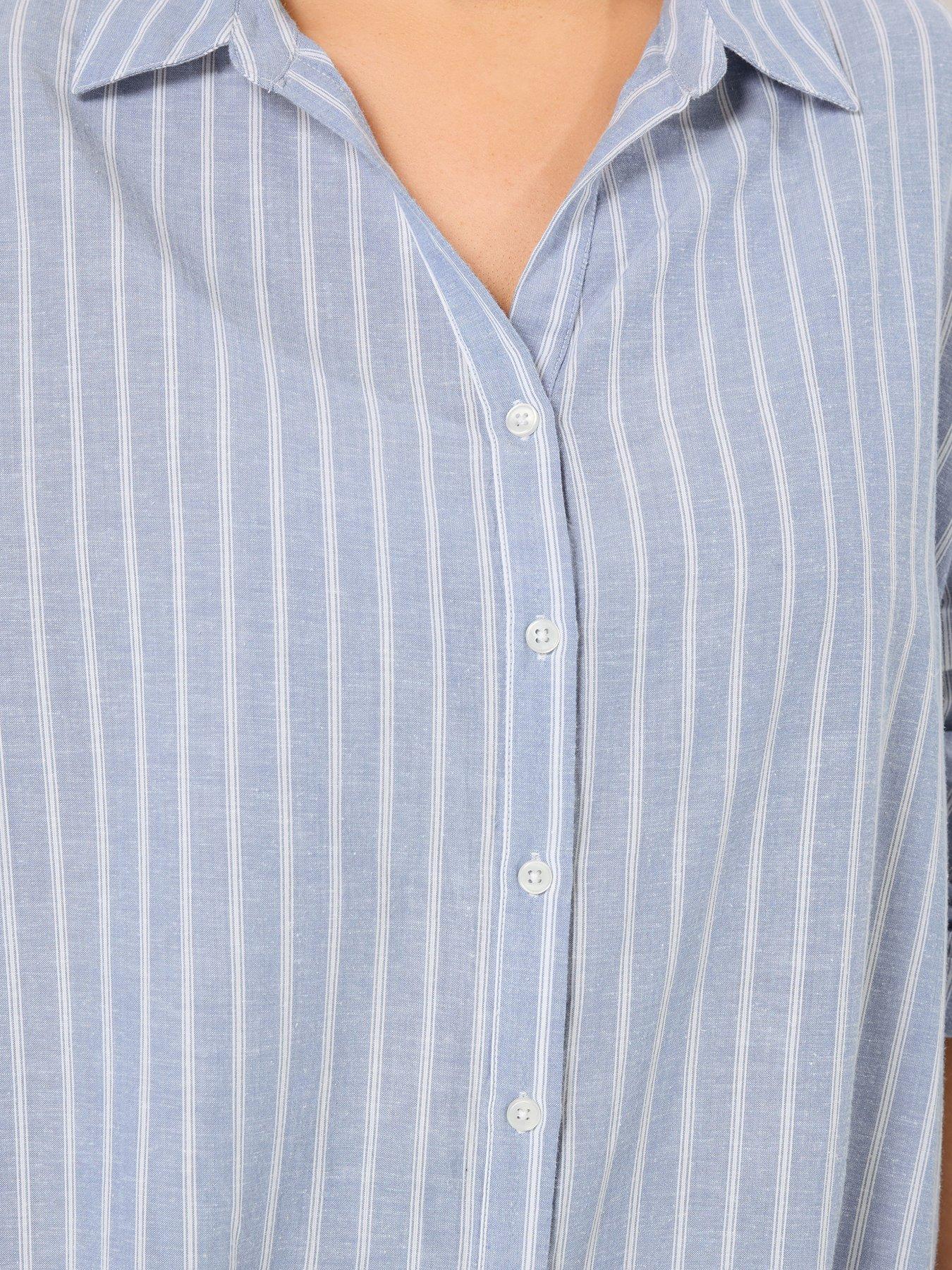 yours-curve-long-sleeve-linen-shirtoutfit