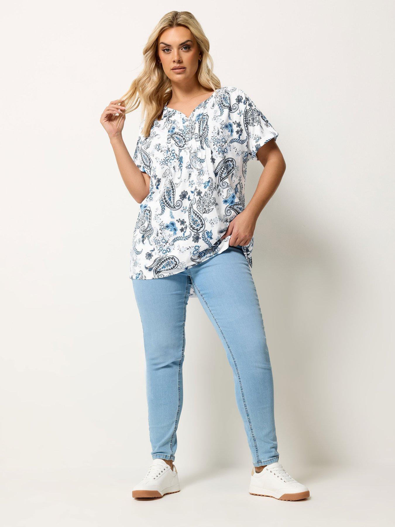 yours-curve-short-sleeve-pintuck-t-shirtback