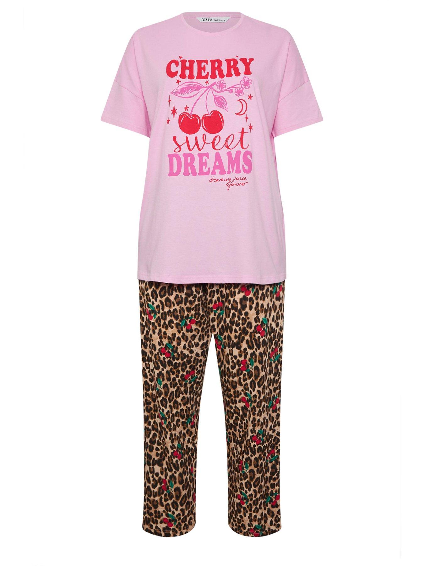 yours-curve-cherry-animal-wide-leg-pyjama-set-pinkdetail