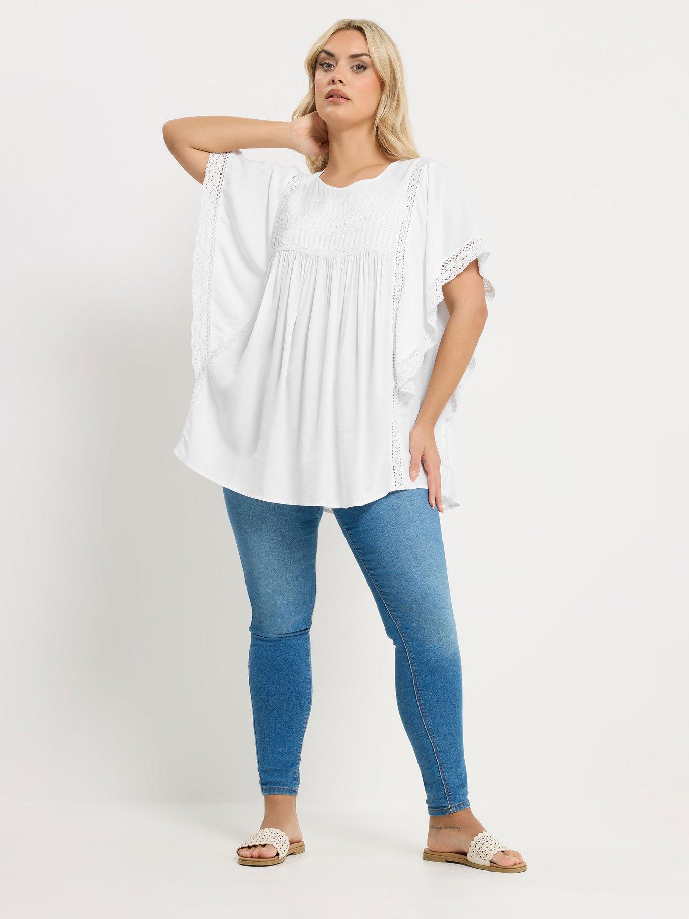 yours-curve-statement-sleeve-blouse-whiteback