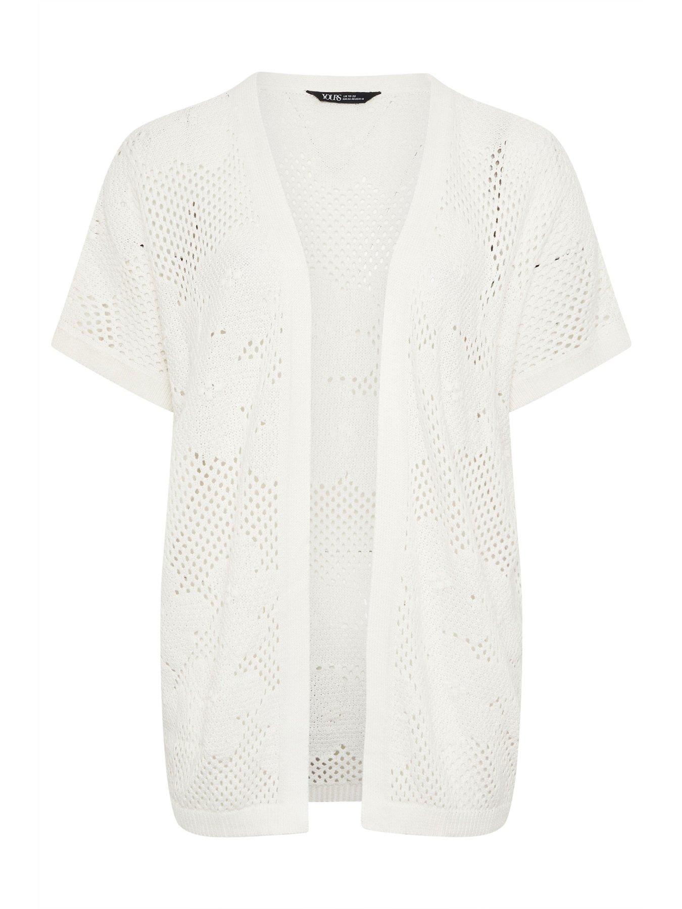 Image 5 of 5 of Yours Curve Kimono Cardigan - Cream