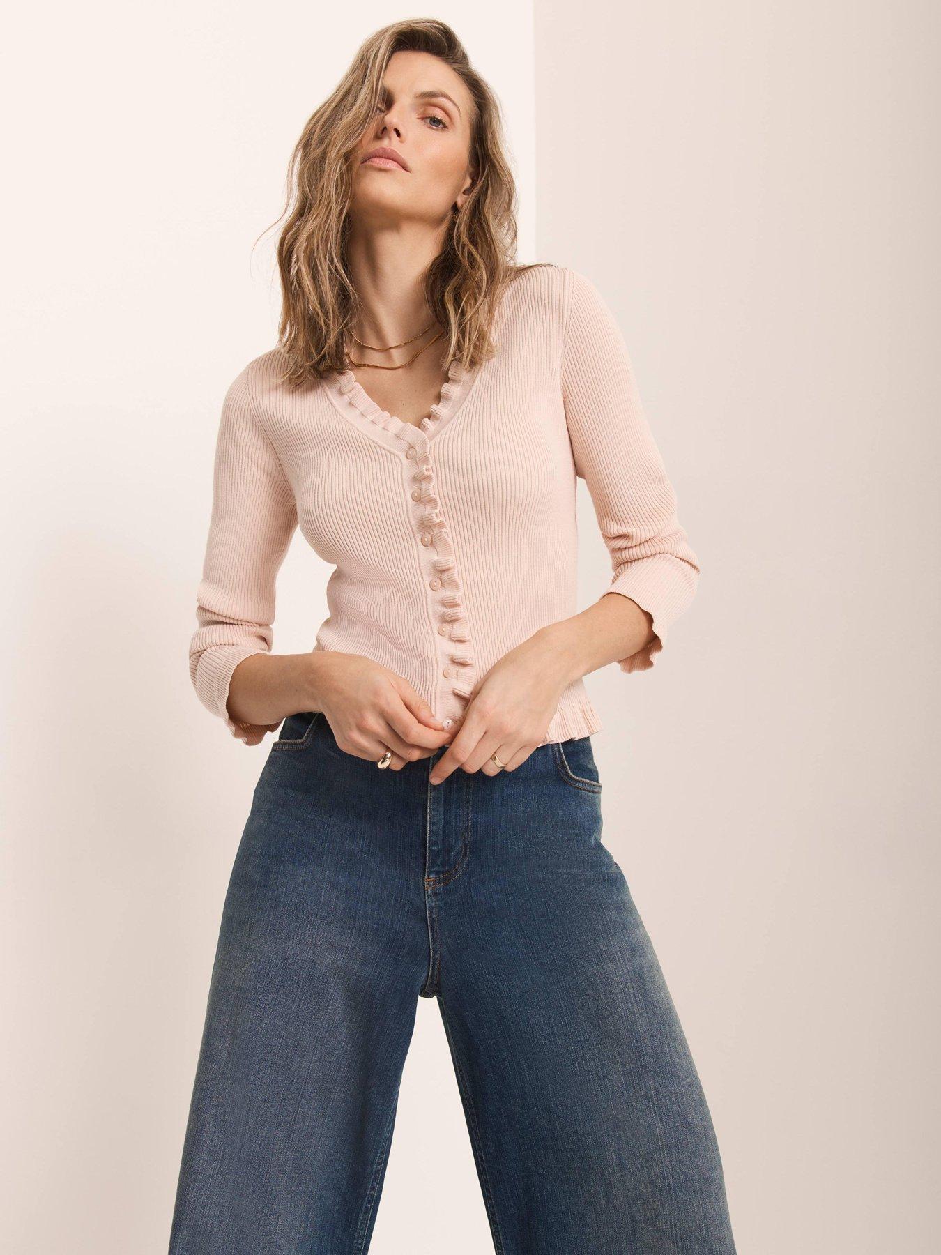 mint-velvet-ruffle-detail-cardigan-pinkstillFront