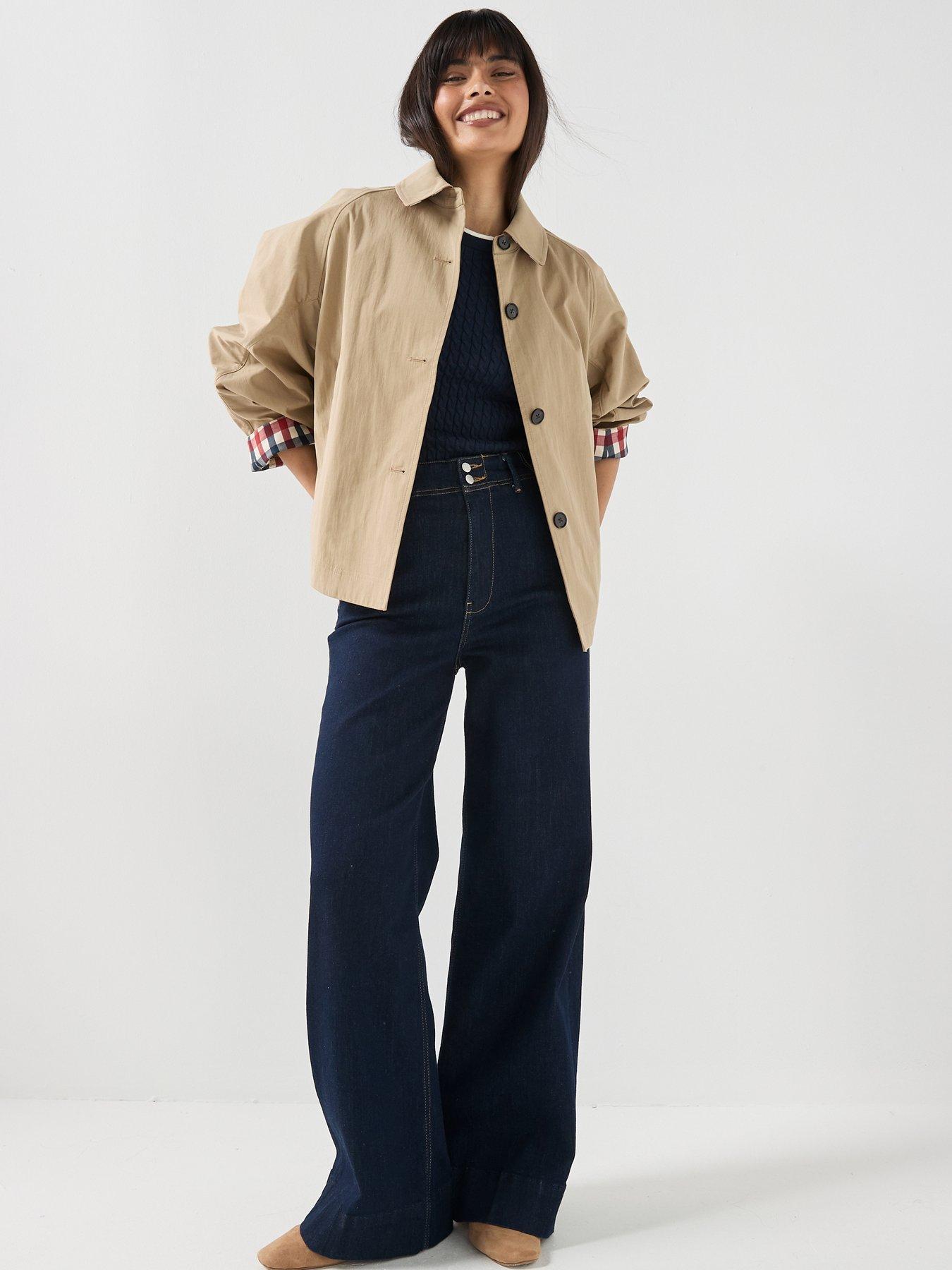Image 3 of 6 of Tommy Hilfiger Cotton Short Jacket - Brown