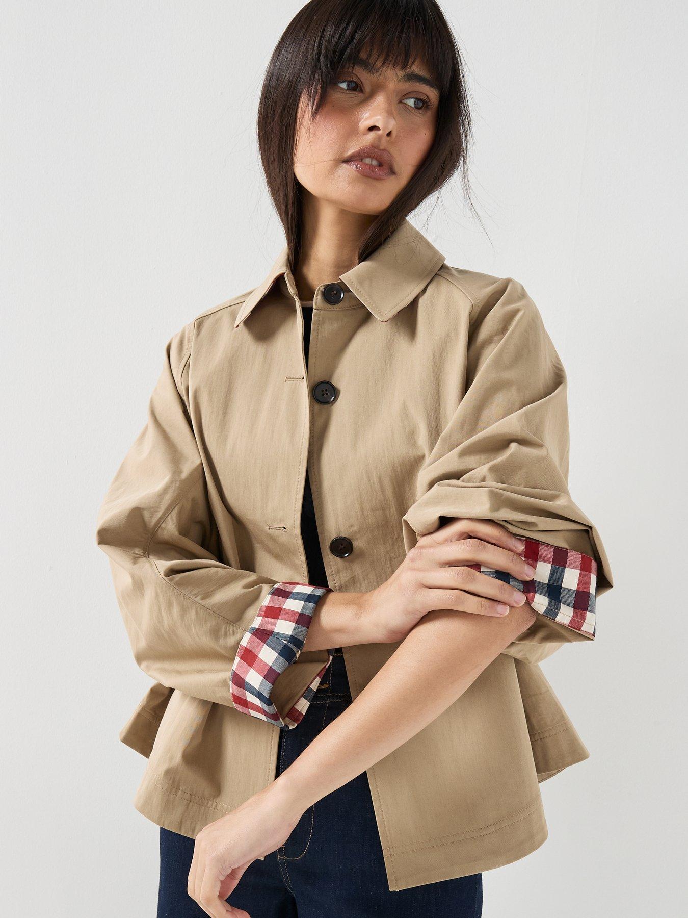Image 5 of 6 of Tommy Hilfiger Cotton Short Jacket - Brown