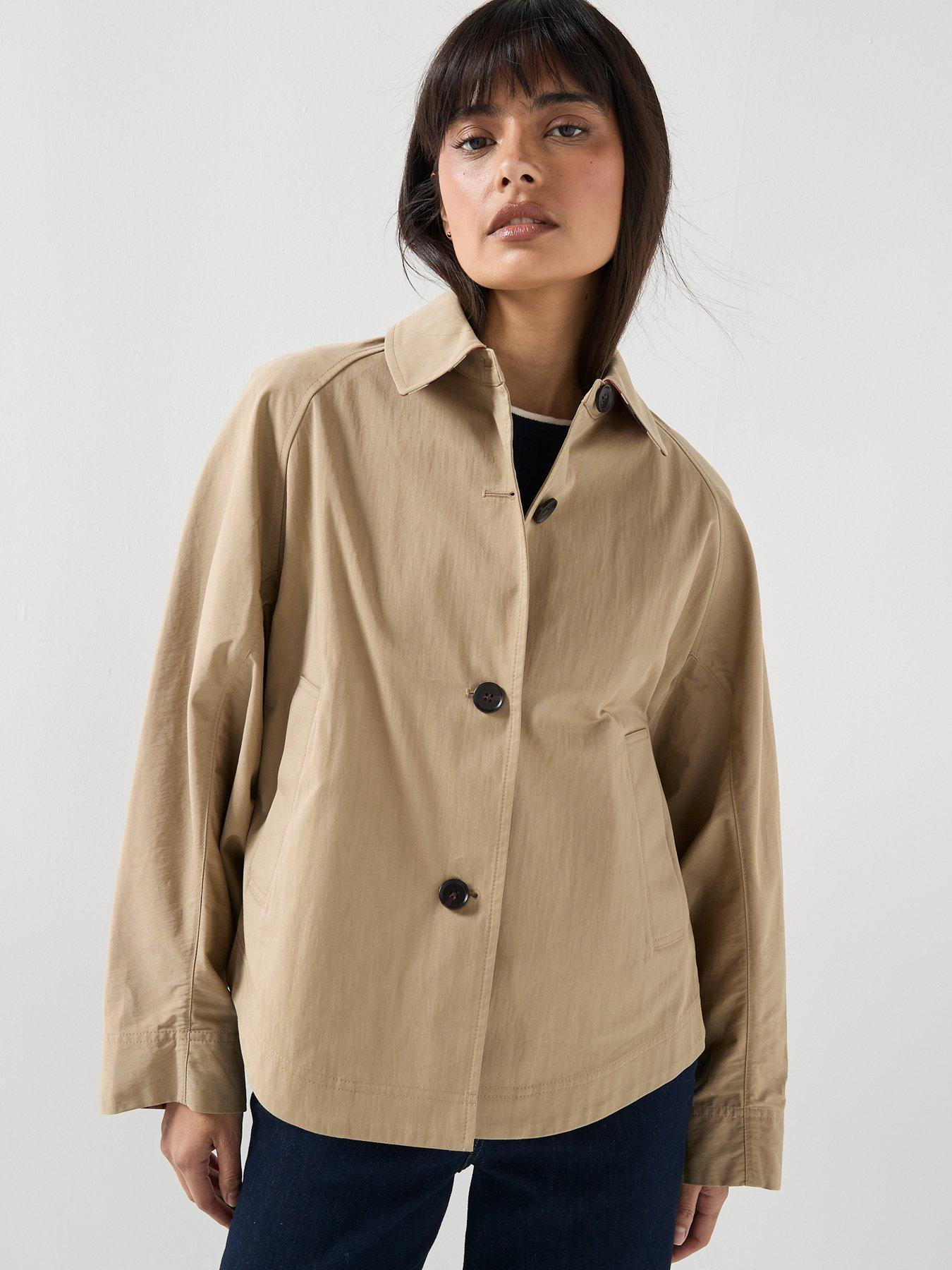 Image 6 of 6 of Tommy Hilfiger Cotton Short Jacket - Brown