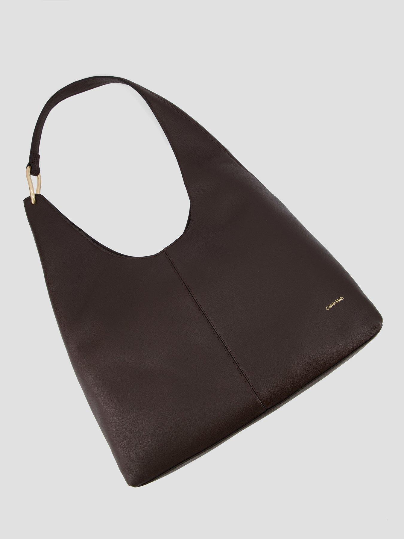 Image 2 of 4 of Calvin Klein Slouchy Leather Medium Shoulder Bag - Delicioso