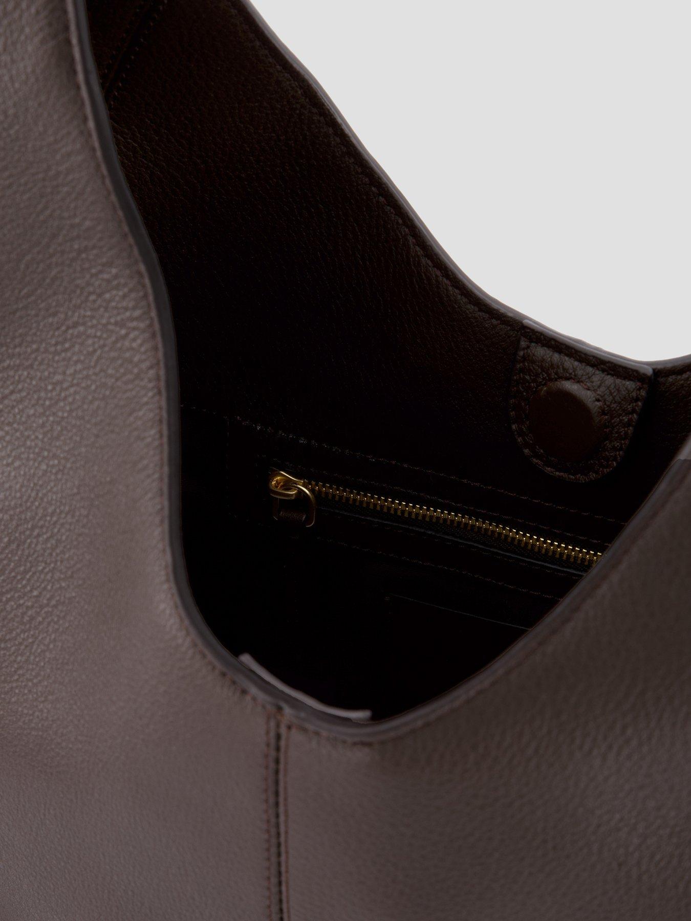 Image 4 of 4 of Calvin Klein Slouchy Leather Medium Shoulder Bag - Delicioso