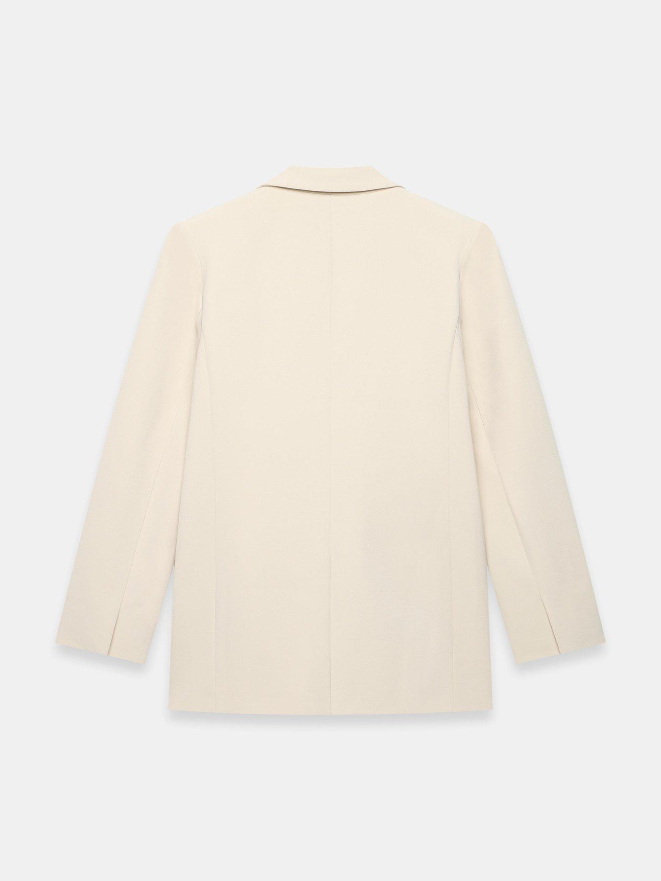 Image 6 of 6 of Mint Velvet Easy Longline Blazer - Neutral