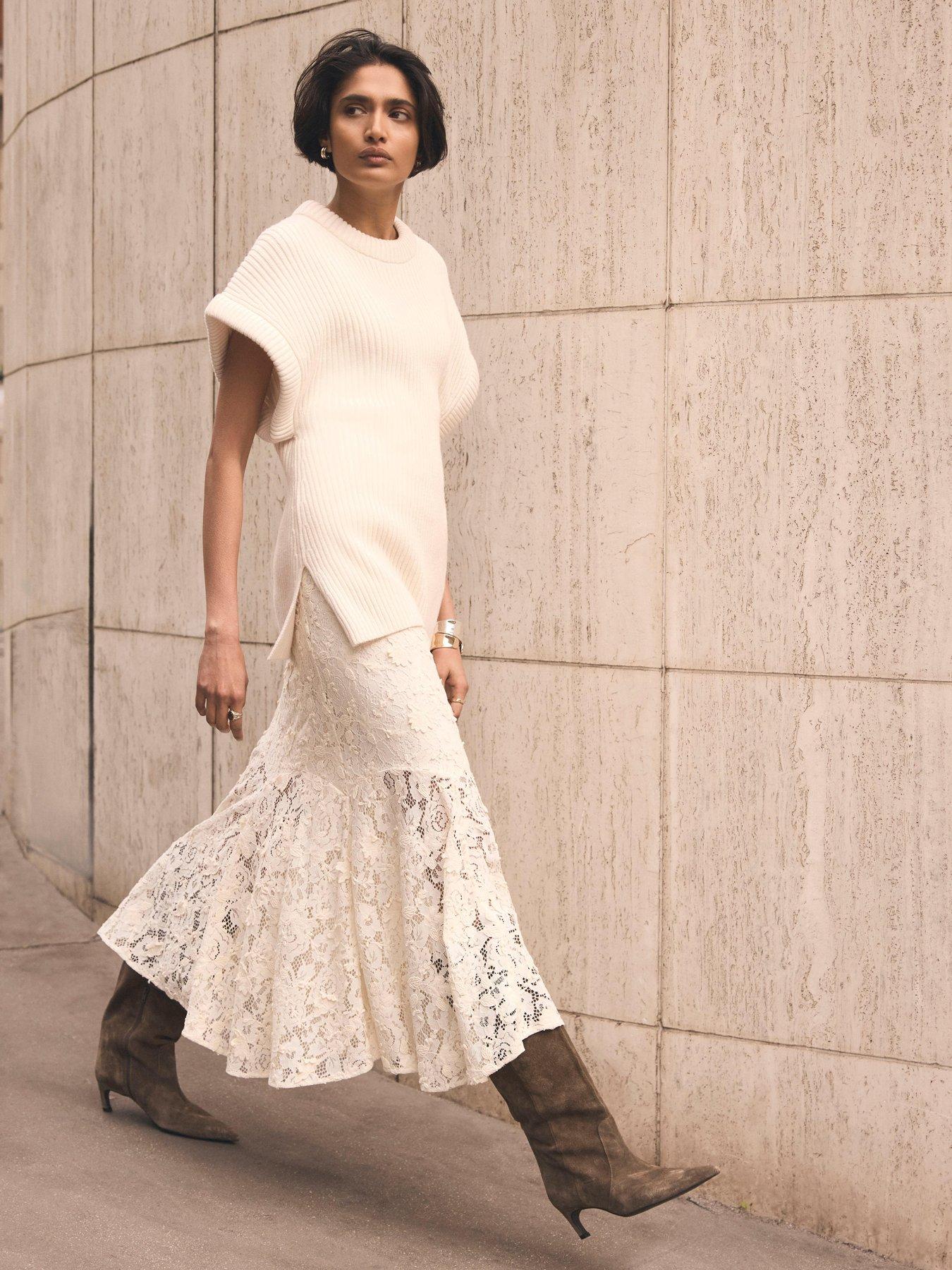 mint-velvet-lace-sheer-midi-skirt-creamfront