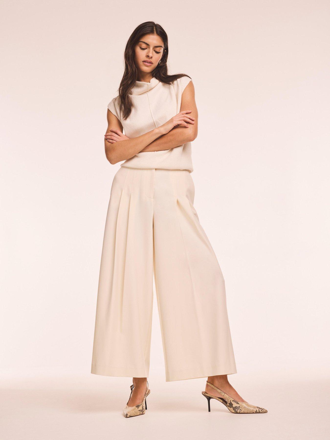 mint-velvet-pleat-crop-wide-trouser-stonestillFront
