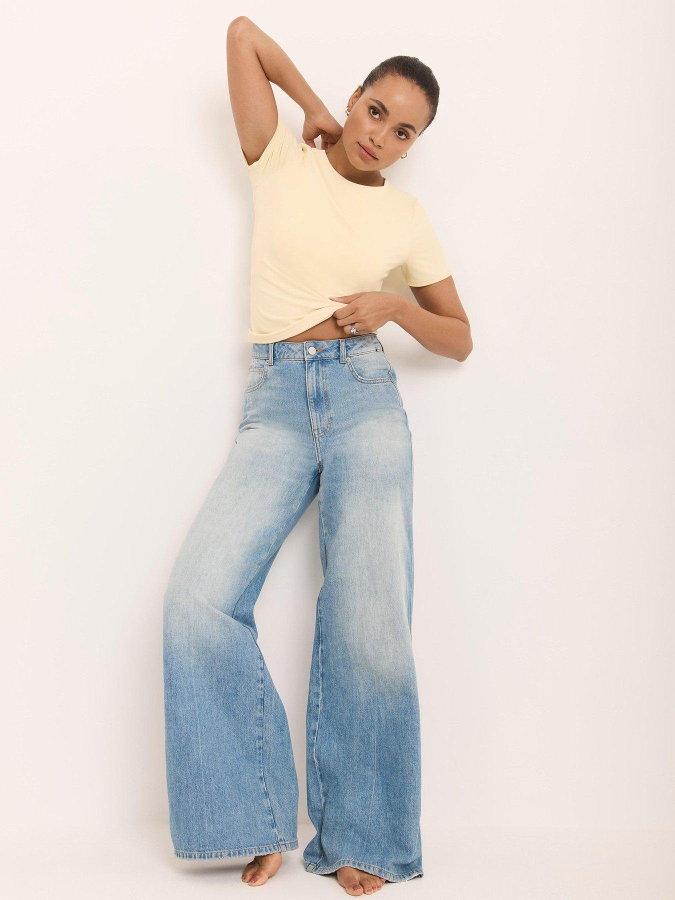 Image 3 of 6 of Mint Velvet Layering Short Sleeve Top - Yellow