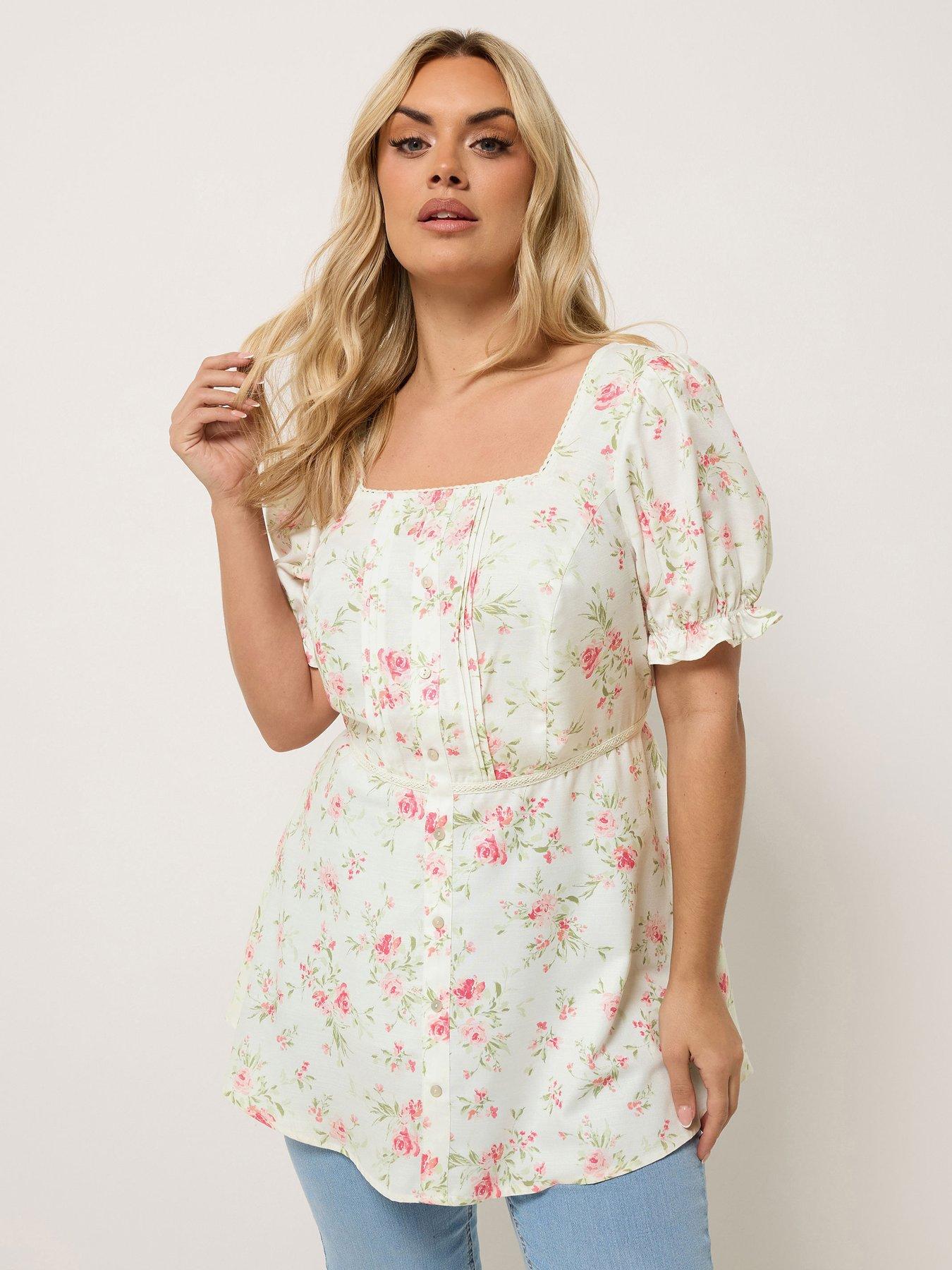 Yours Curve Milkmaid Blouse