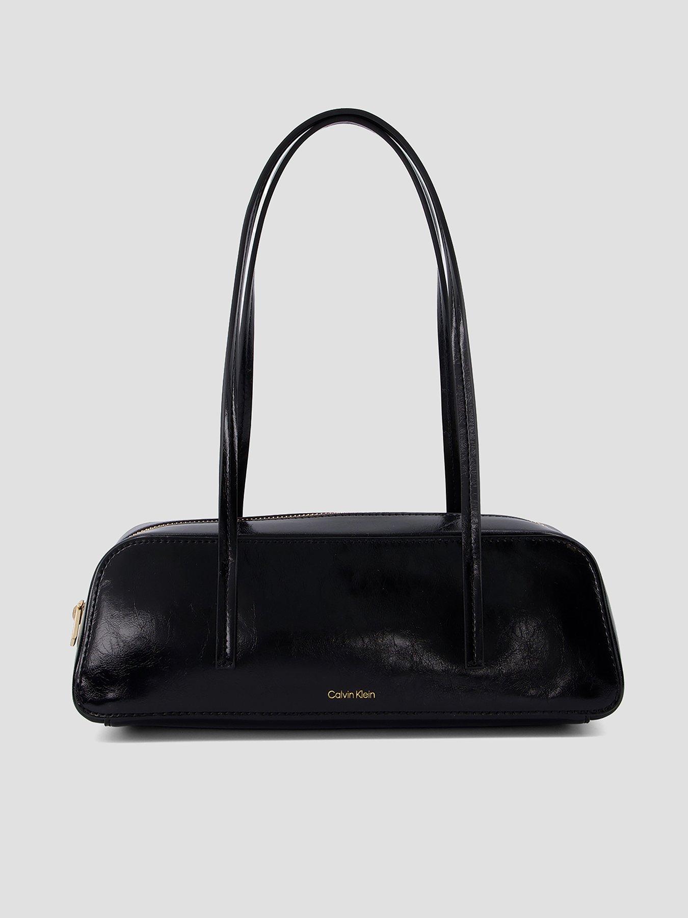 Calvin Klein Foil Logo Glossy Bauletto - Black
