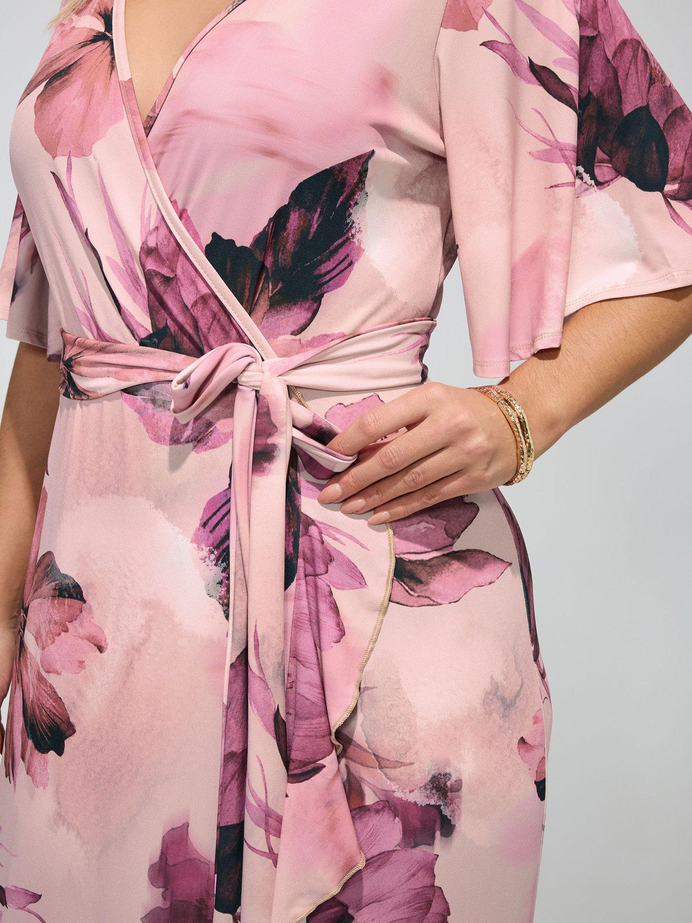 yours-curve-floral-wrap-ruffle-dressdetail