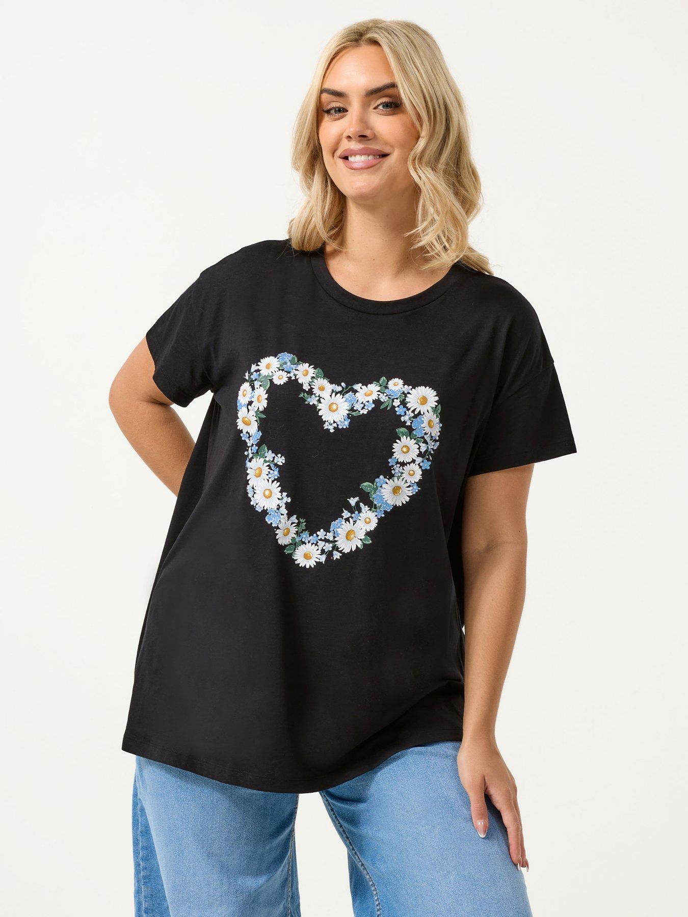 yours-curve-placement-core-t-shirt-blackfront