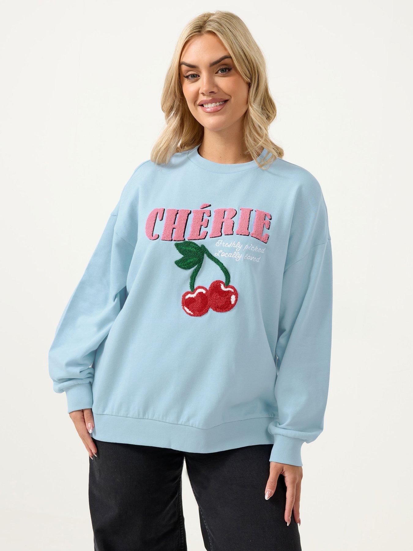 yours-curve-cherie-sweatshirt-bluefront