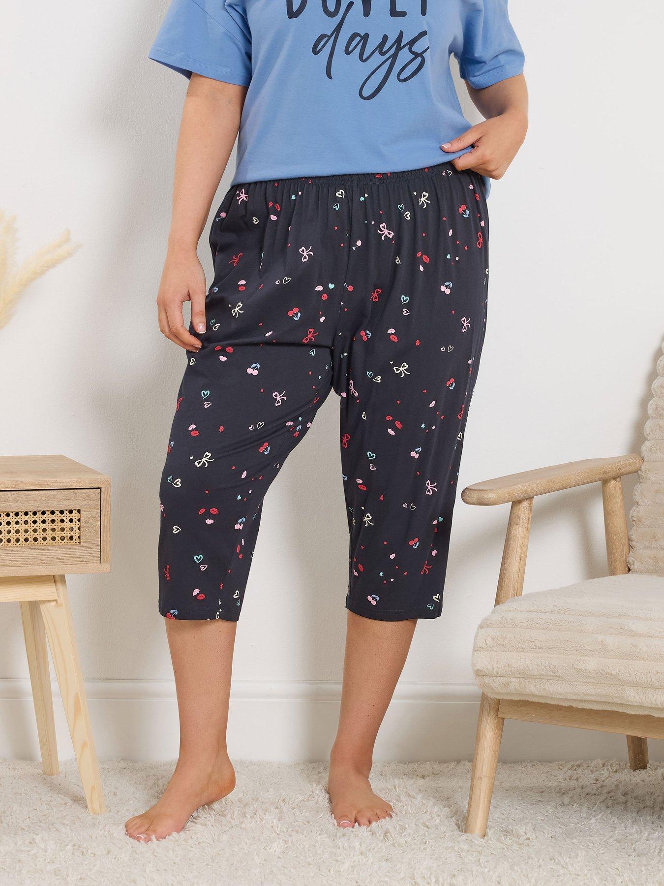 yours-curve-cherry-bows-crop-pj-pantfront