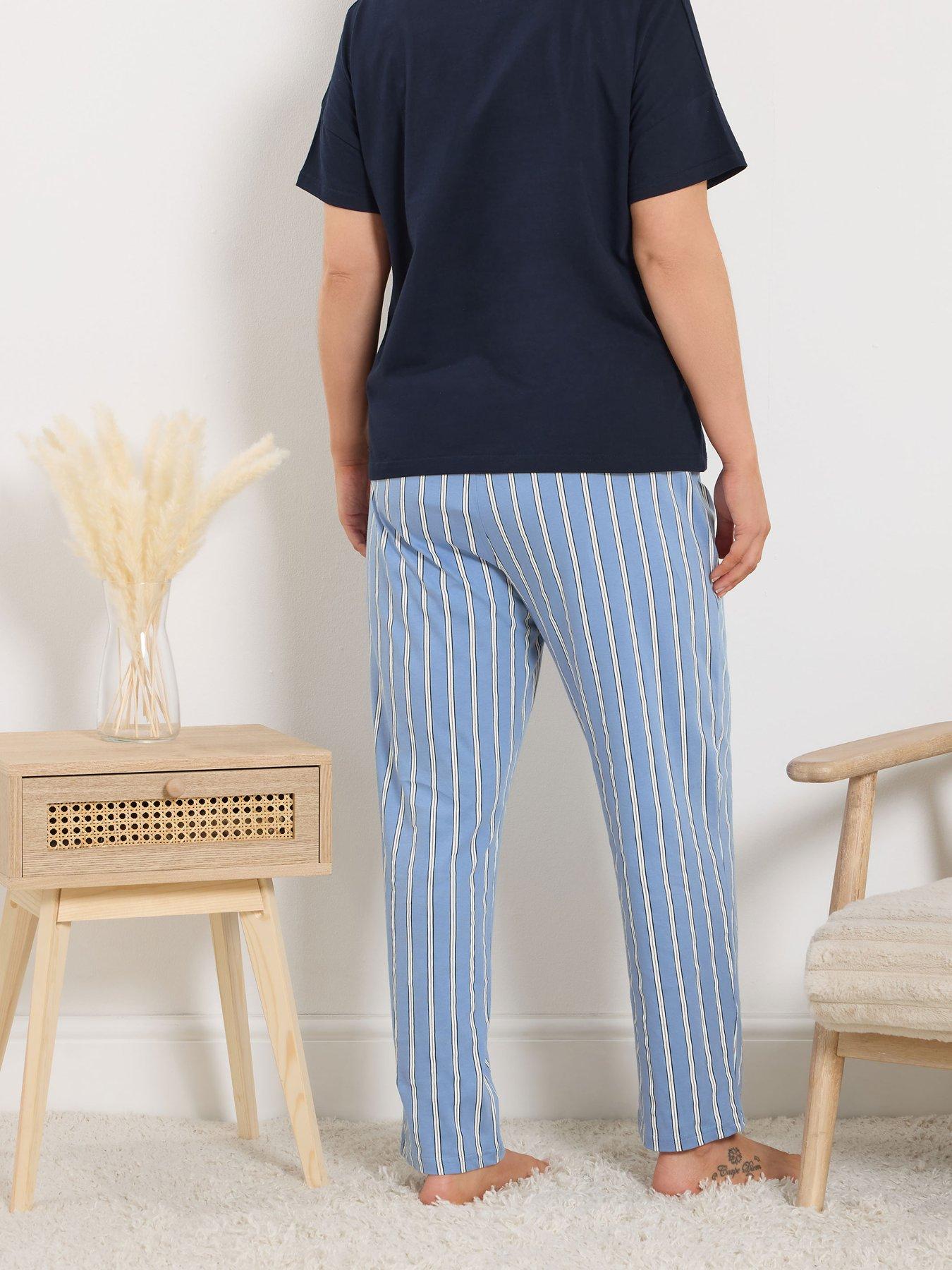 yours-curve-stripe-wide-leg-pj-pantstillFront