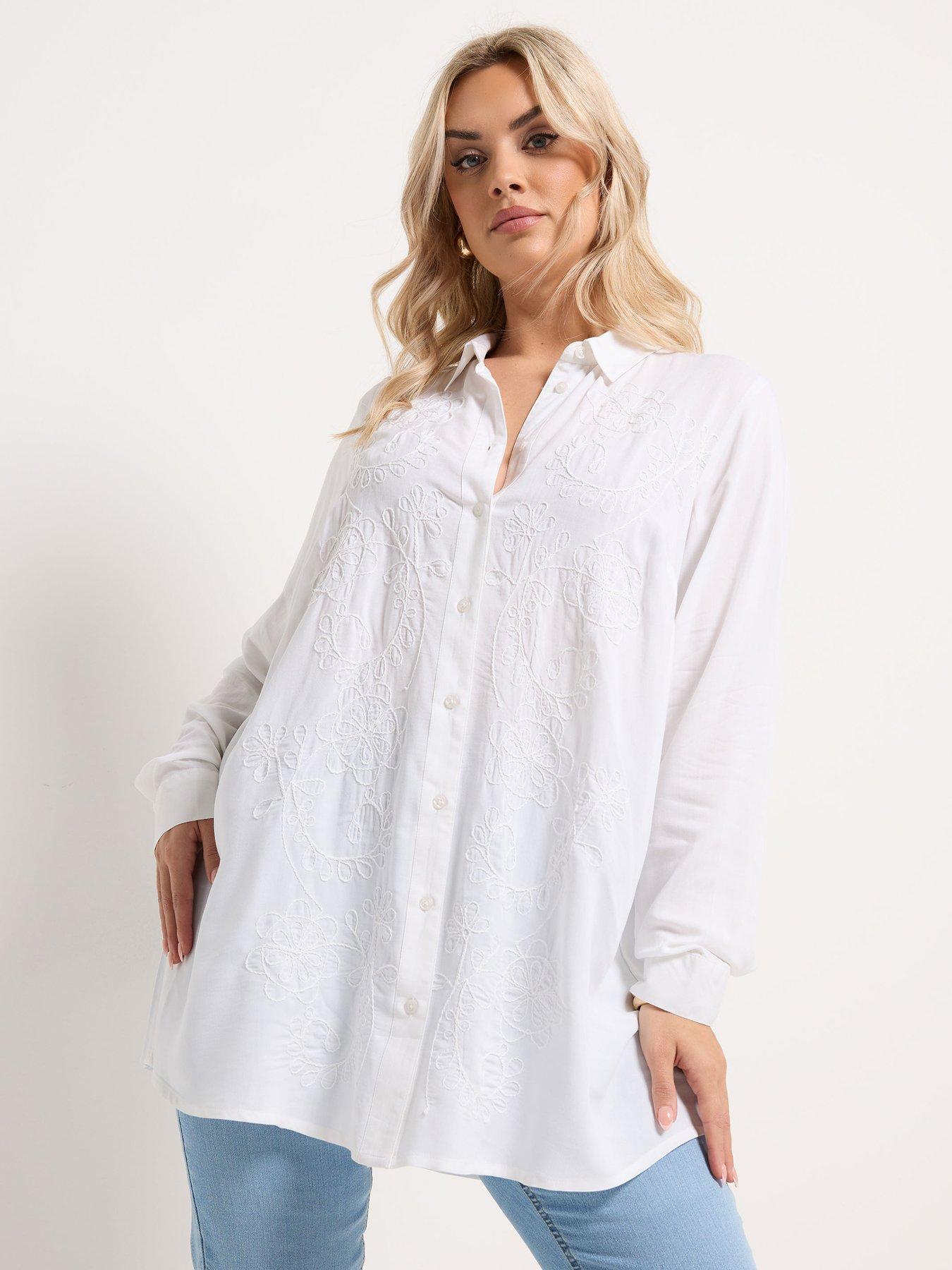 yours-curve-embroidered-placket-long-sleeve-shirtfront