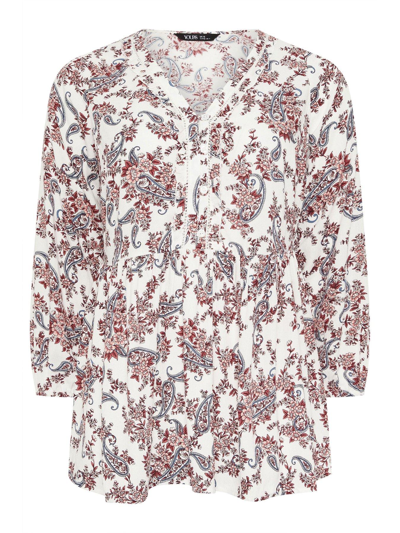 yours-curve-ruffle-placket-gypsy-blouse-pinkdetail