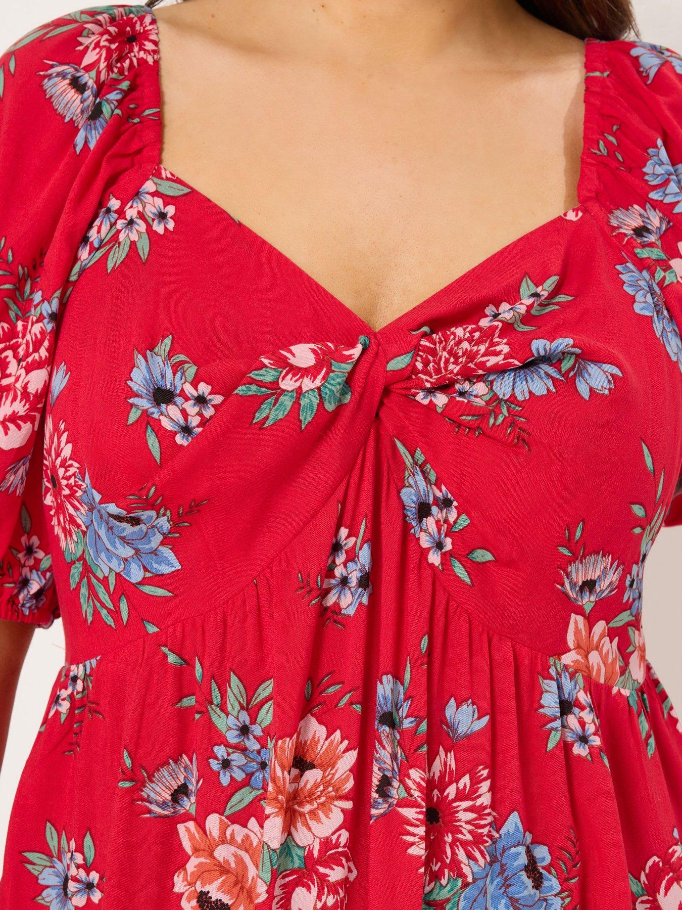 yours-curve-twist-front-blouse-redoutfit