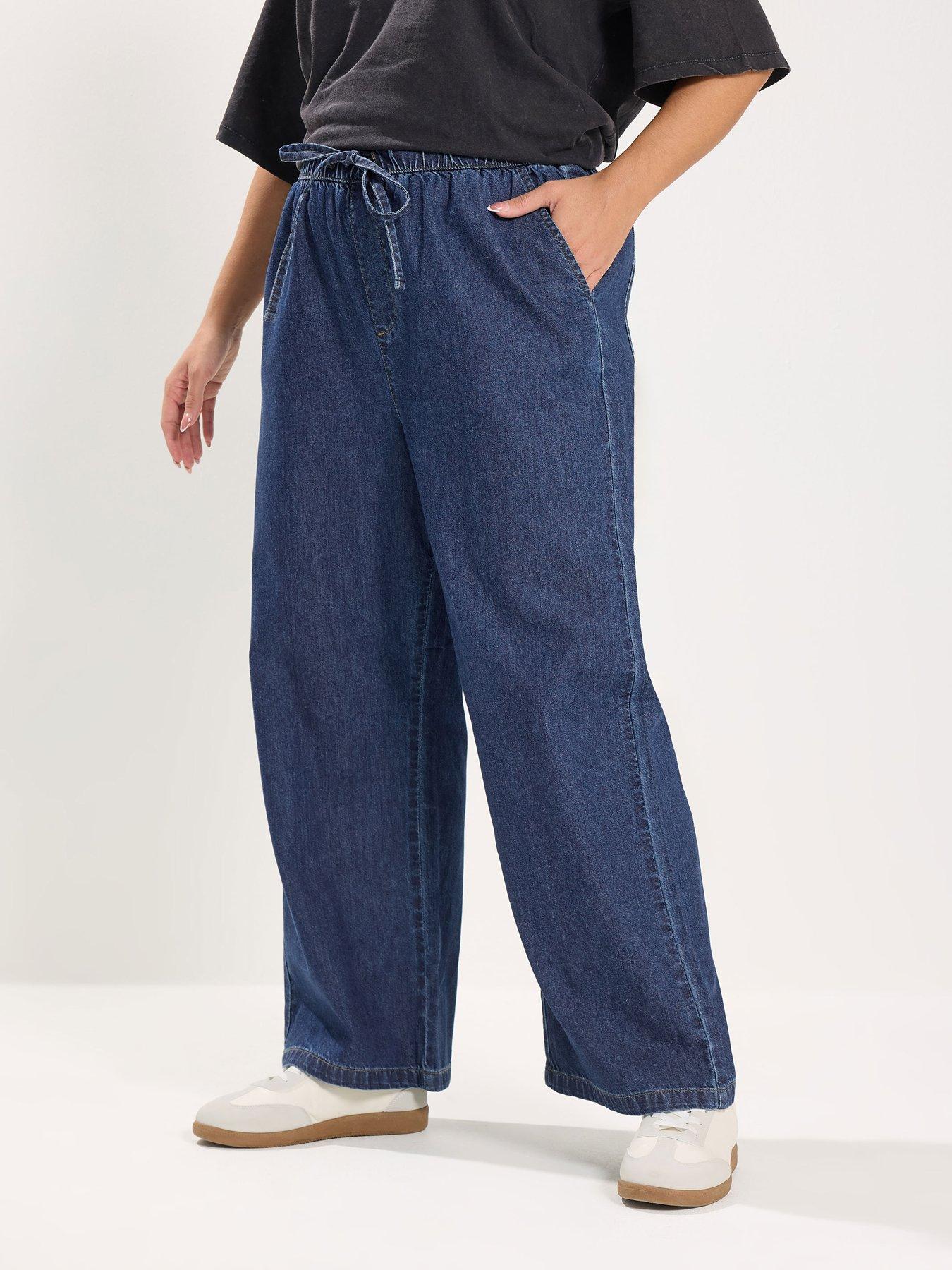 yours-curve-wide-leg-puddle-jean-blue