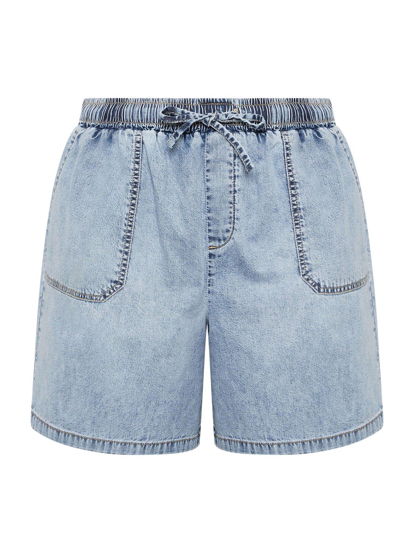yours-curve-tie-waist-denim-shortdetail