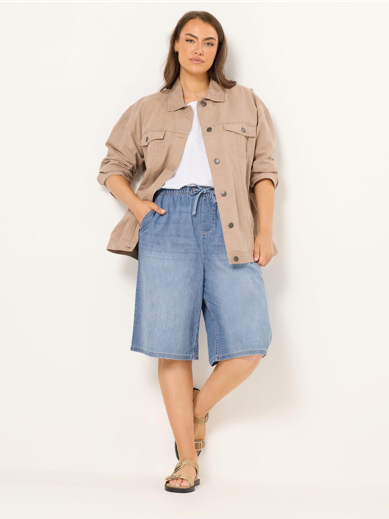 yours-curve-pull-on-denim-jortback