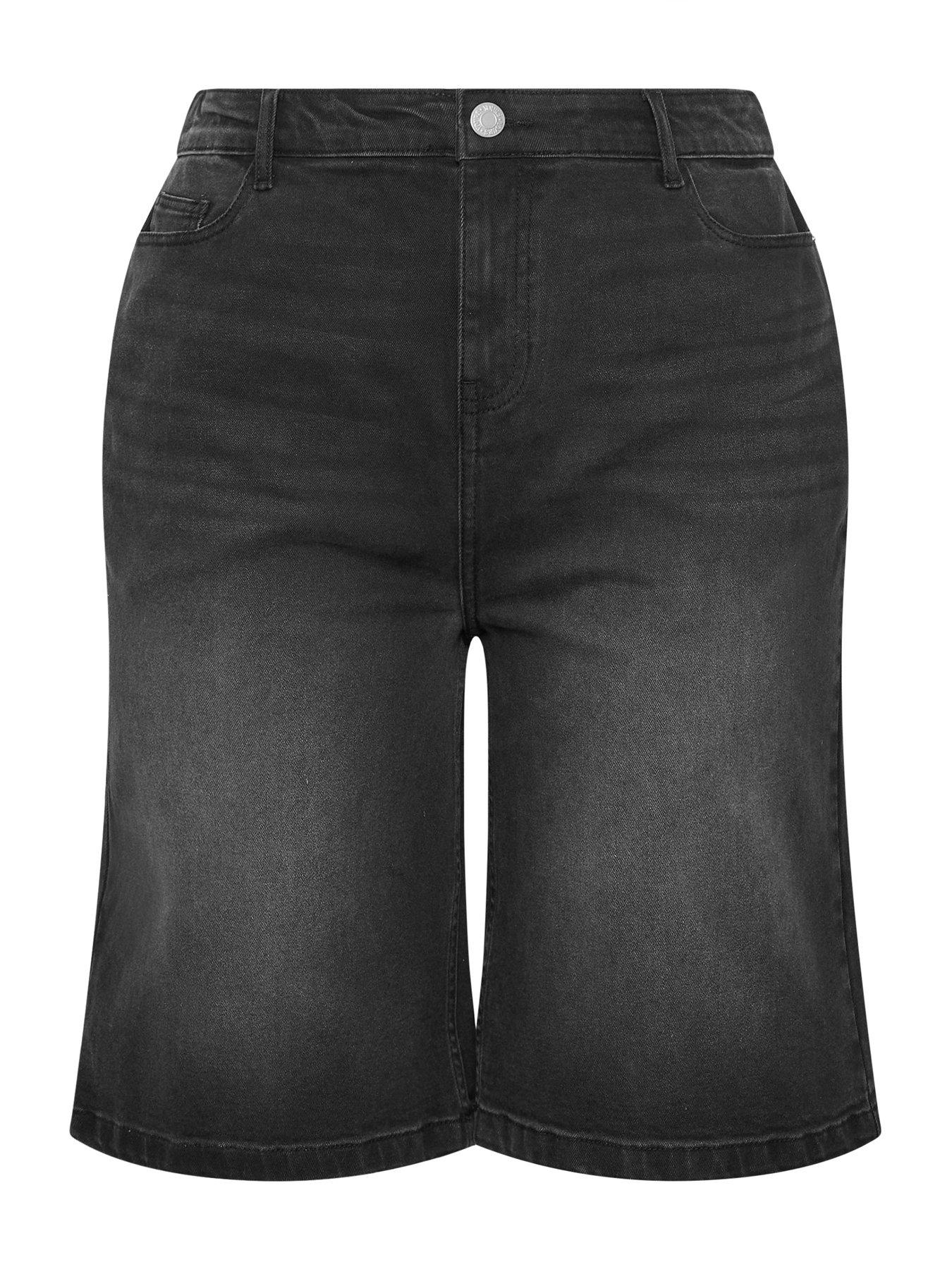 yours-curve-denim-shorts-blackdetail