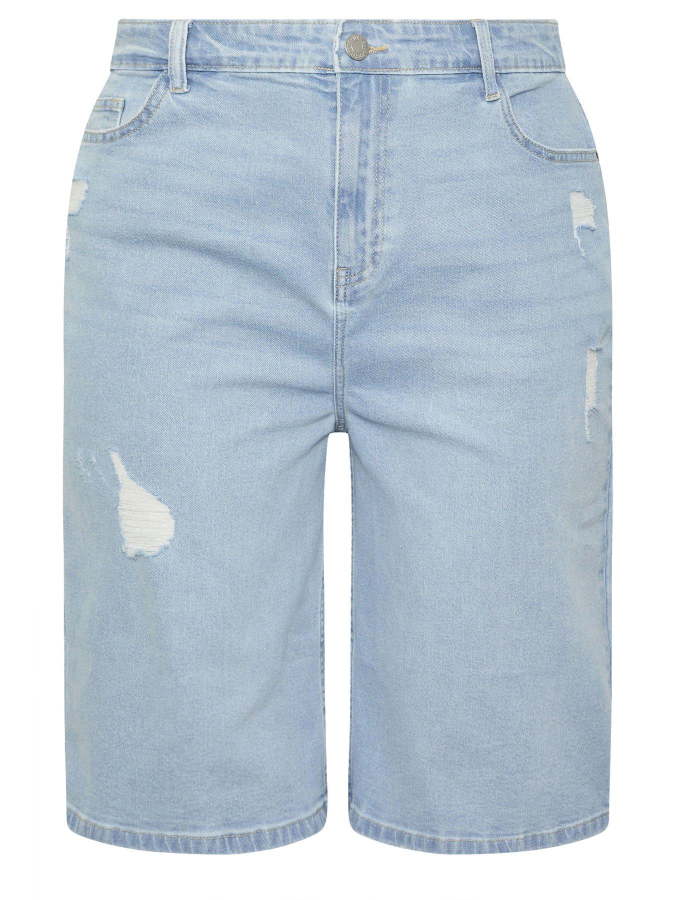 Image 5 of 5 of Yours Curve Denim Jort