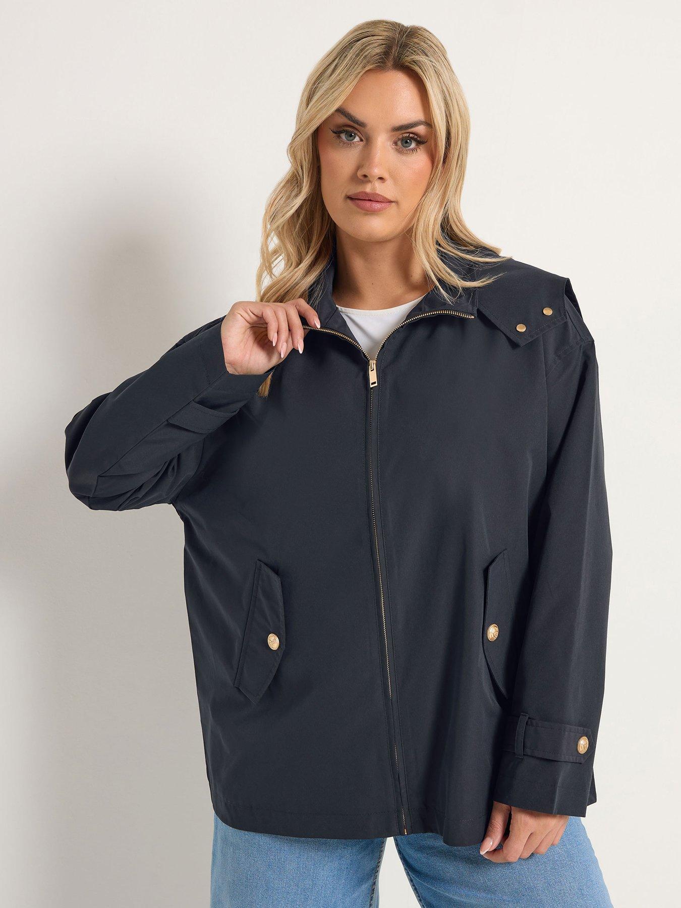 yours-curve-military-button-jacket-blueoutfit
