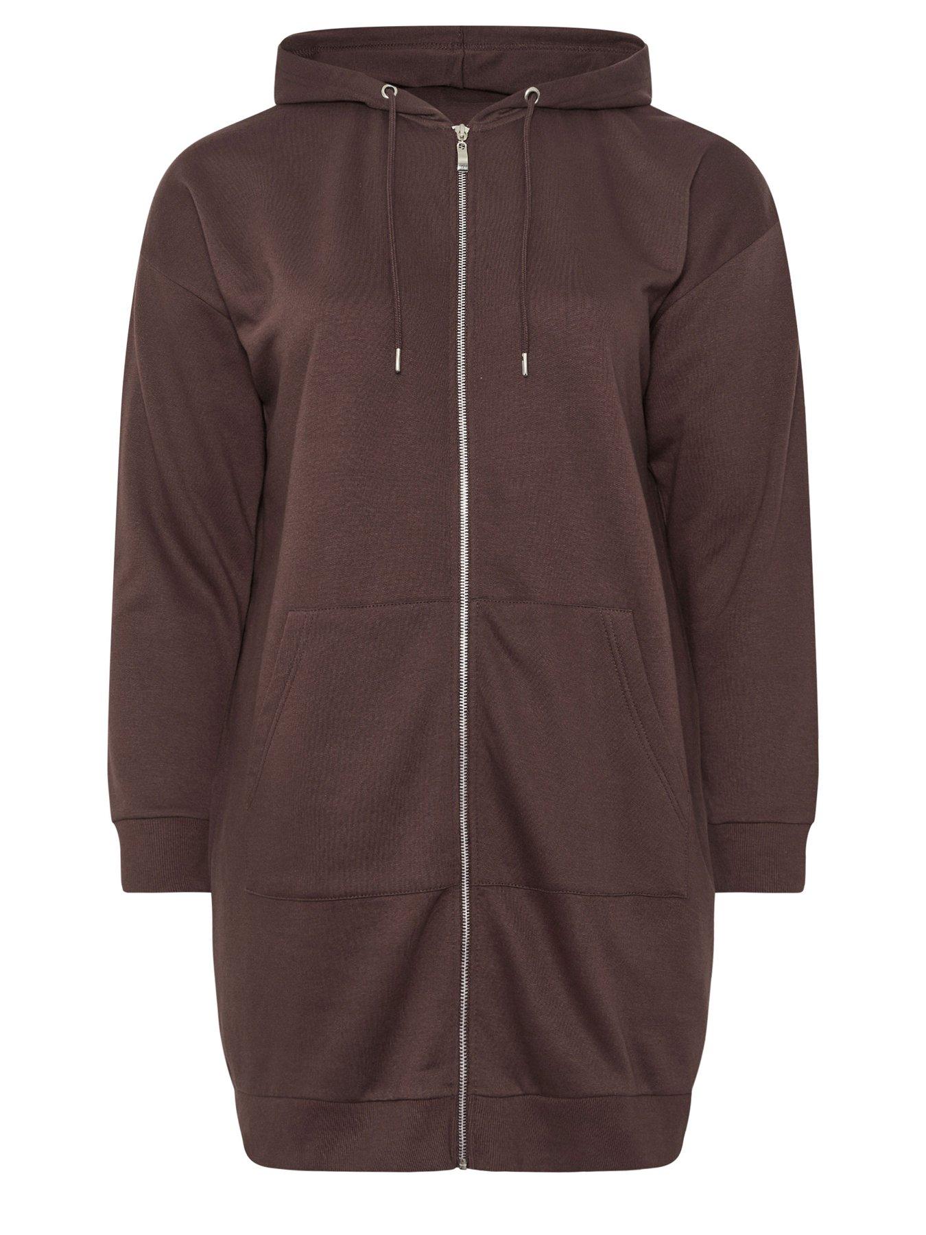 yours-curve-longline-hoodie-browndetail