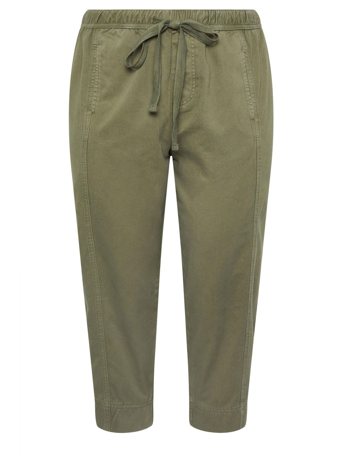 yours-curve-twill-tapered-trouser-greendetail
