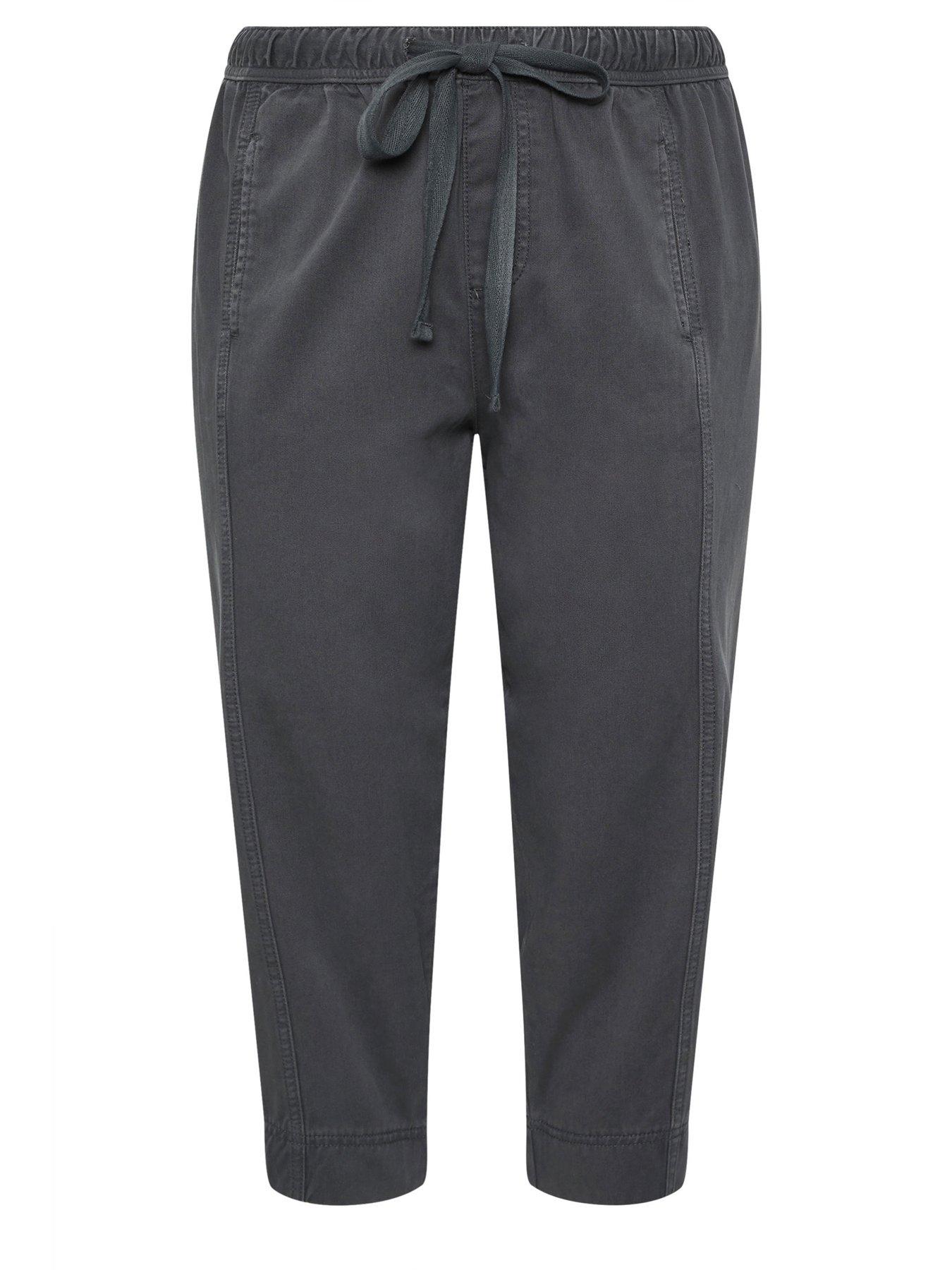 Image 5 of 5 of Yours Curve Twill Tapered Trouser - Grey