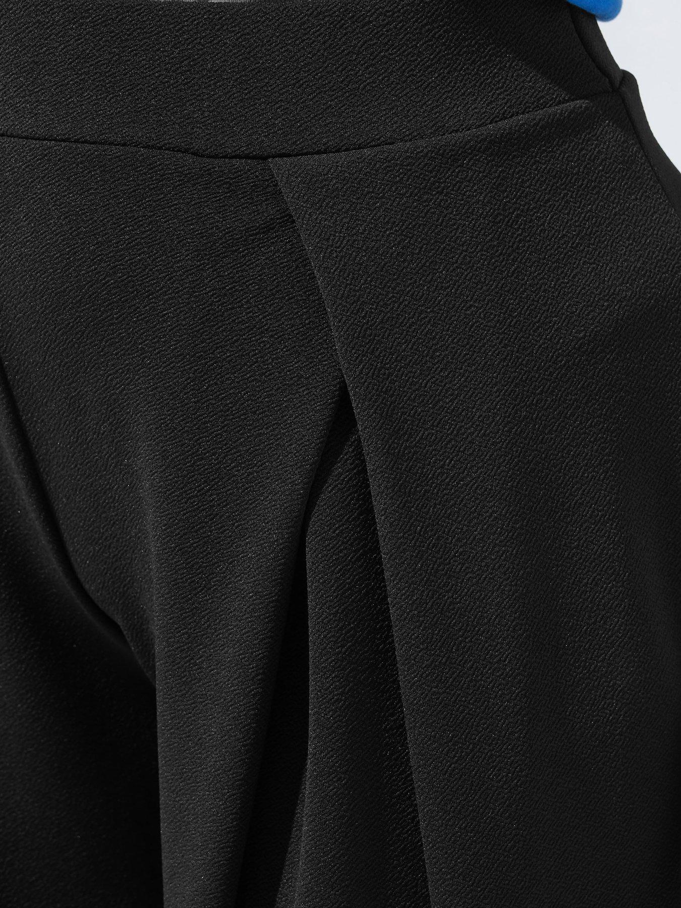 yours-curve-pleated-wide-leg-trouser-blackoutfit